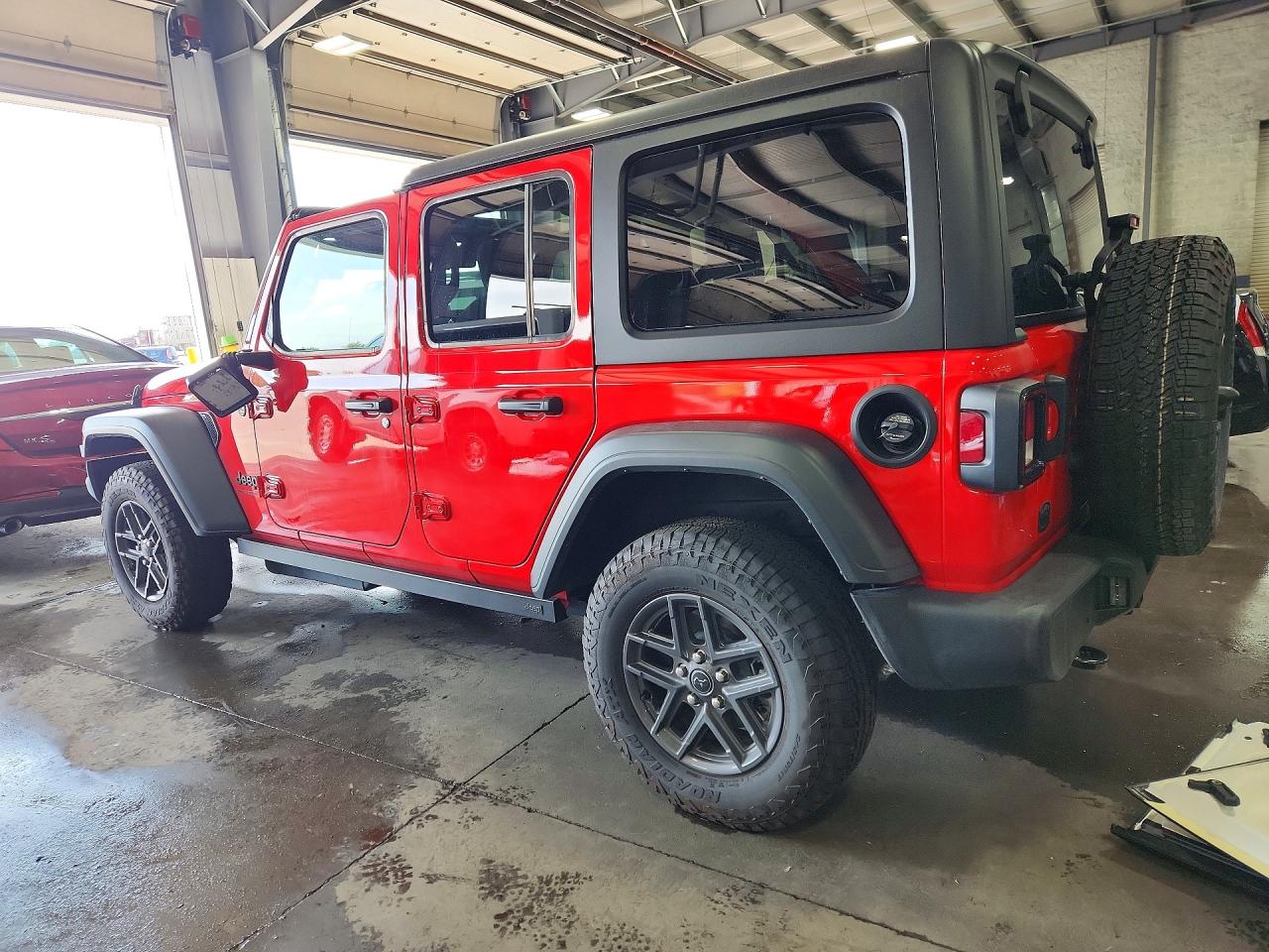 2026 Jeep Wrangler Sport Red vin: 1C4PJXDG7TW208146