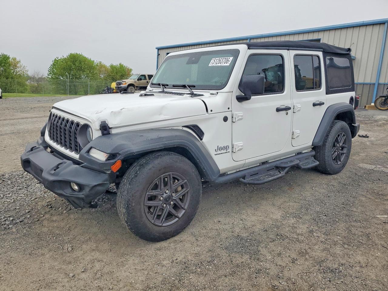 2024 Jeep Wrangler Sport White vin: 1C4PJXDG9RW290308