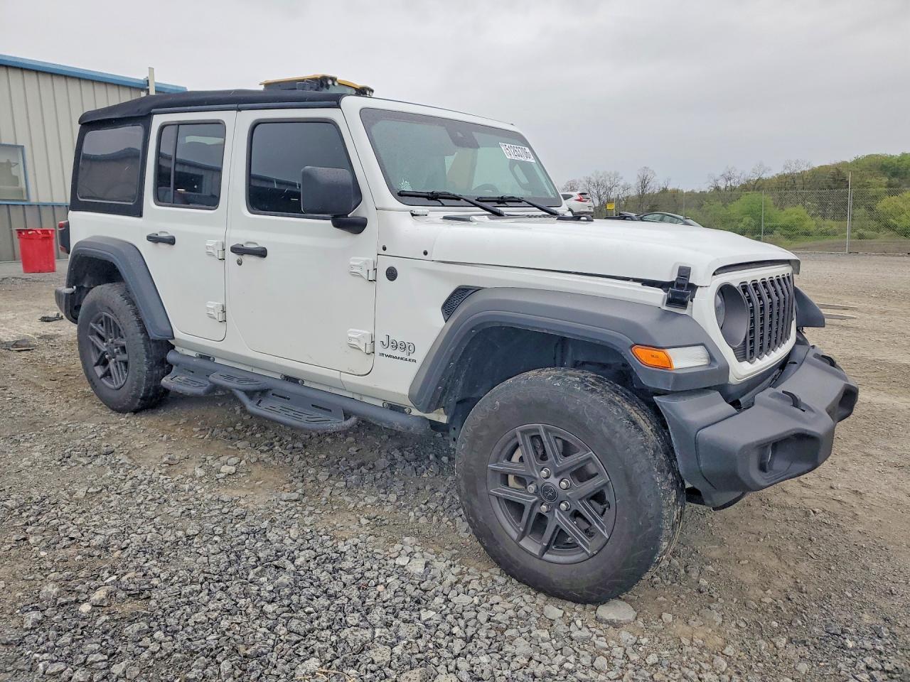 2024 Jeep Wrangler Sport White vin: 1C4PJXDG9RW290308