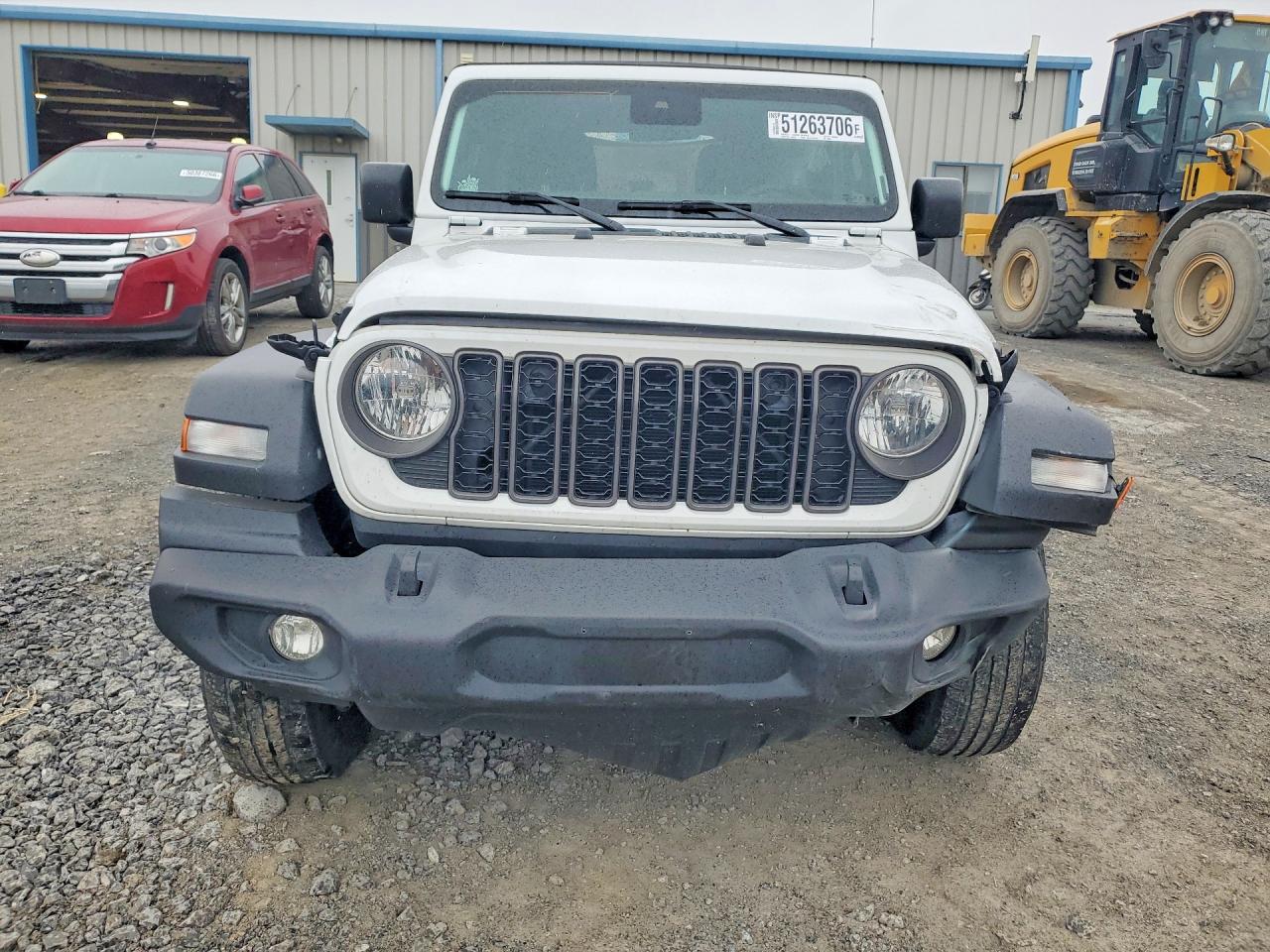 2024 Jeep Wrangler Sport White vin: 1C4PJXDG9RW290308