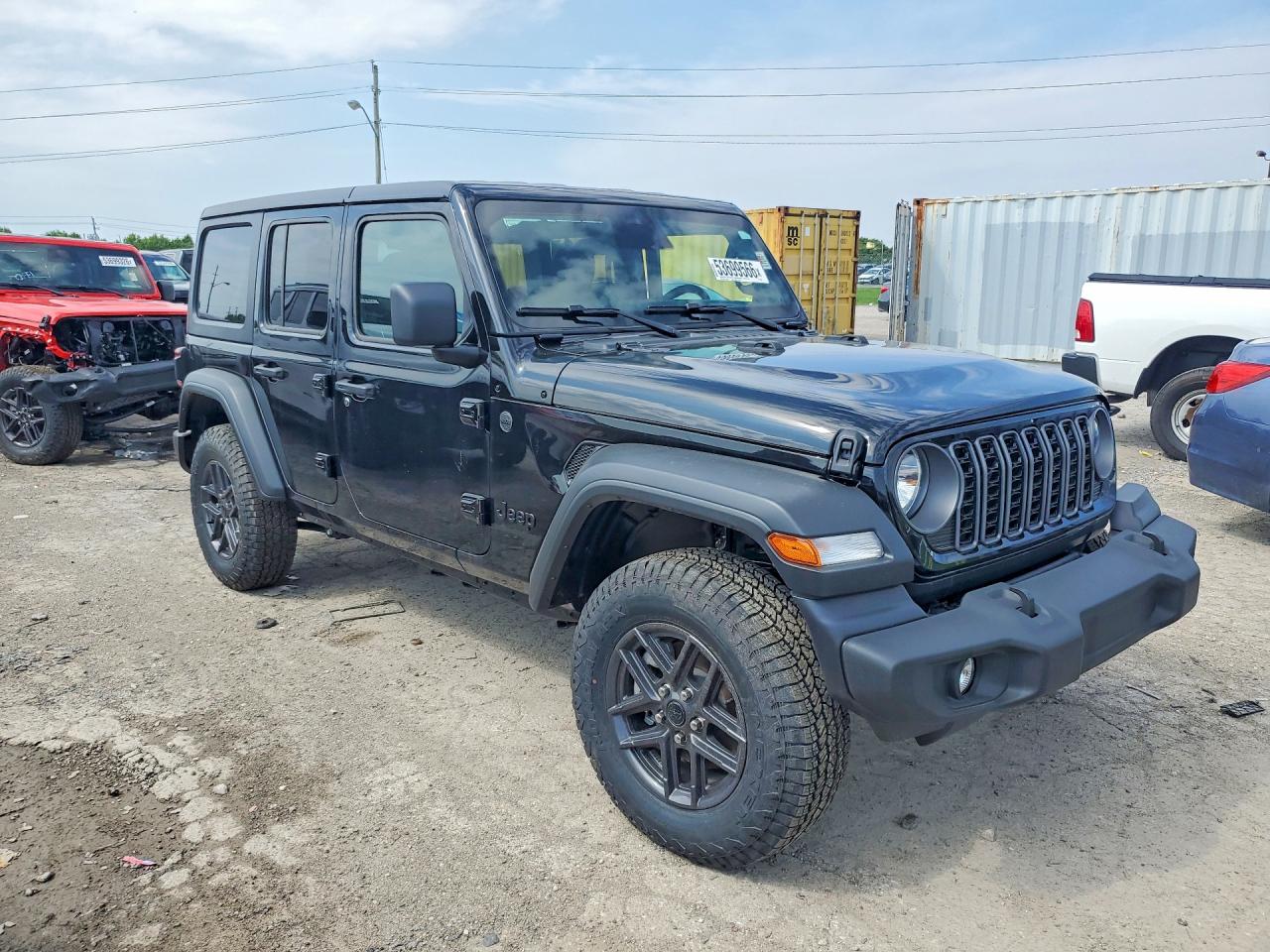 2026 Jeep Wrangler Sport Black vin: 1C4PJXDGXTW186398