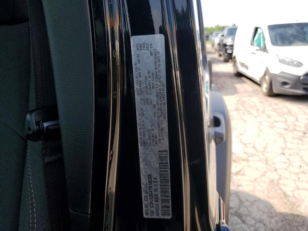 2026 Jeep Wrangler Sport Black vin: 1C4PJXDGXTW186398