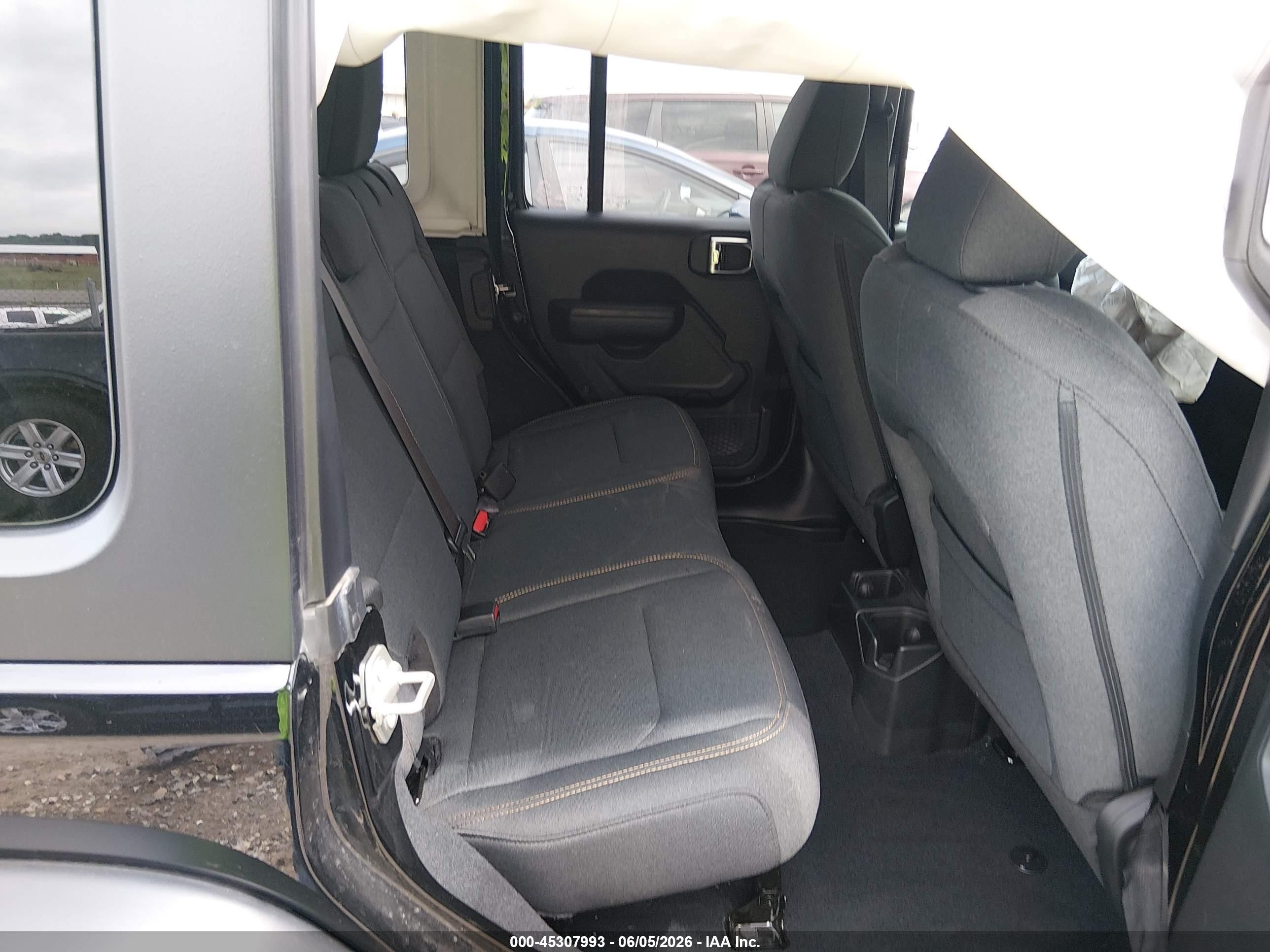 2024 Jeep Wrangler 4-door Sport S 4x4 Black vin: 1C4PJXDN1RW103254