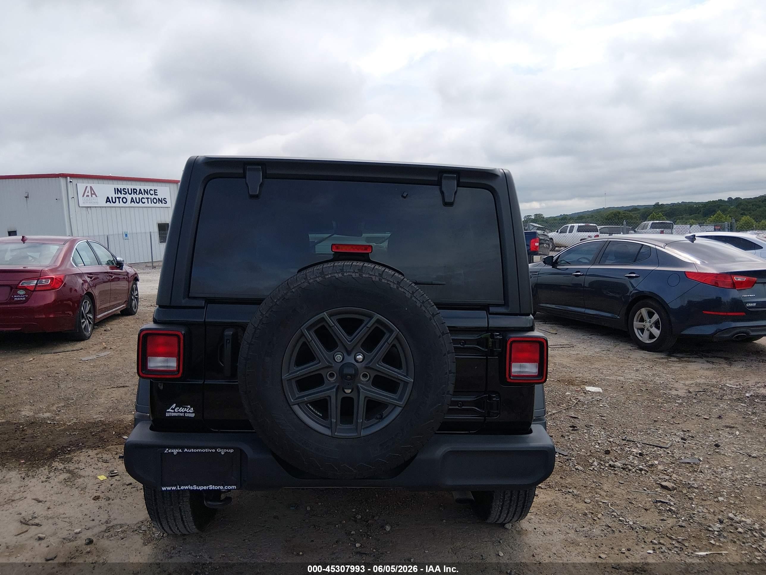 2024 Jeep Wrangler 4-door Sport S 4x4 Black vin: 1C4PJXDN1RW103254