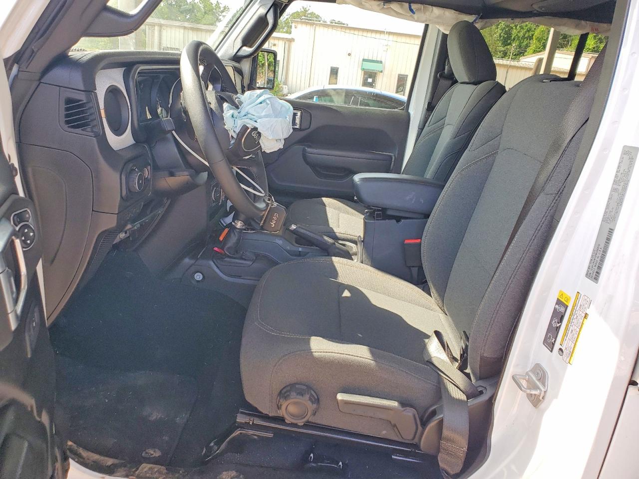 2025 Jeep Wrangler Sport White vin: 1C4PJXDN1SW500310