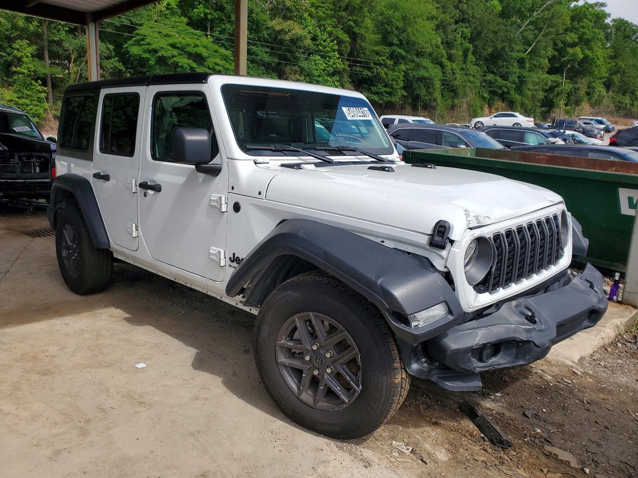 2025 Jeep Wrangler Sport White vin: 1C4PJXDN1SW500310