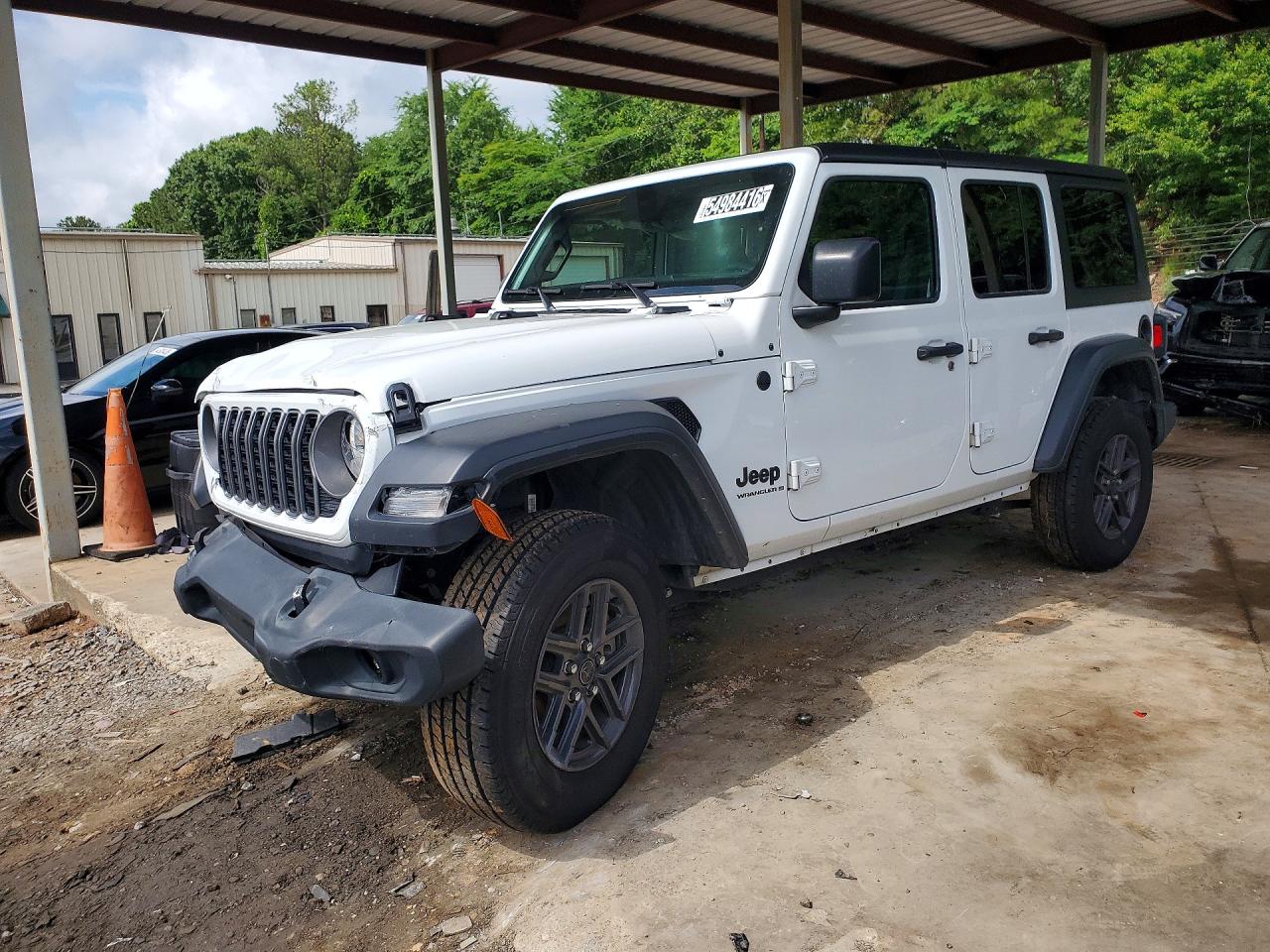 2025 Jeep Wrangler Sport White vin: 1C4PJXDN1SW500310