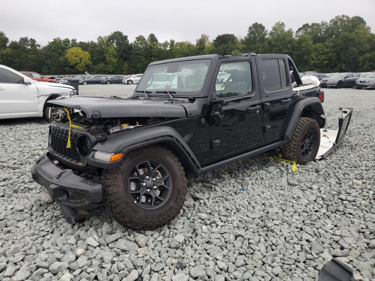 2025 Jeep Wrangler Sport Черный vin: 1C4PJXDN2SW539827
