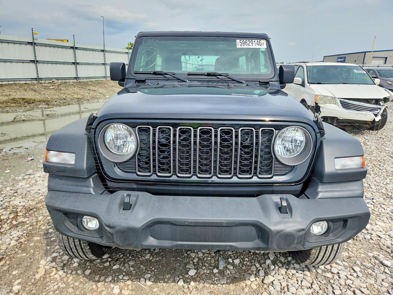 2025 Jeep Wrangler Sport Black vin: 1C4PJXDN3SW656395