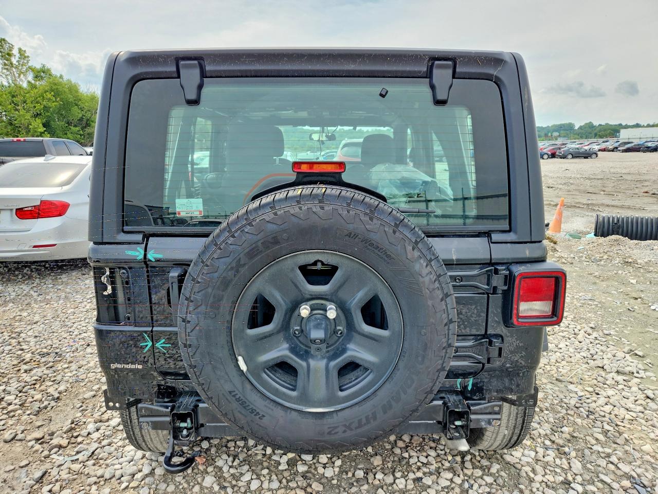 2025 Jeep Wrangler Sport Black vin: 1C4PJXDN3SW656395