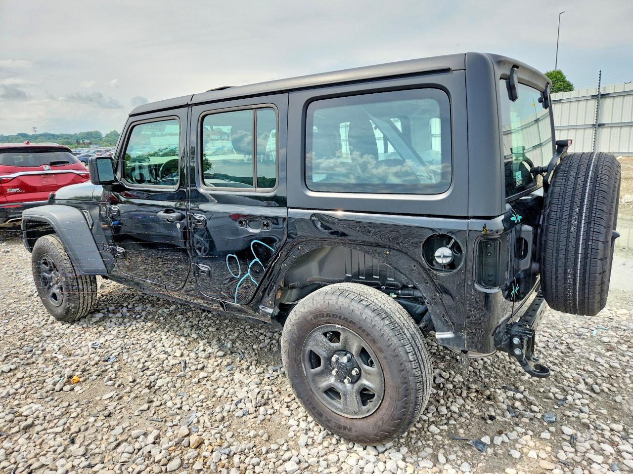2025 Jeep Wrangler Sport Black vin: 1C4PJXDN3SW656395