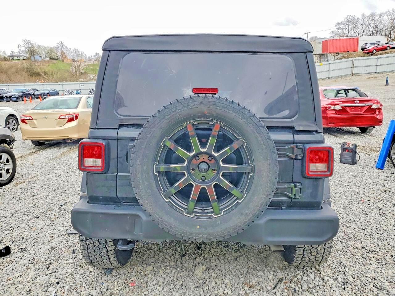 2025 Jeep Wrangler Sport Black vin: 1C4PJXDN5SW608543