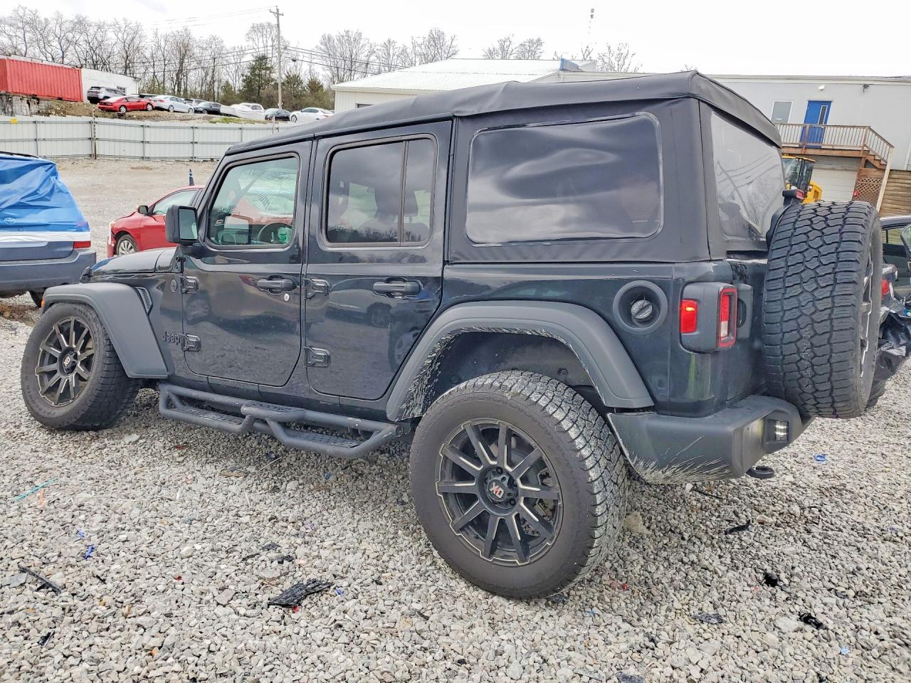 2025 Jeep Wrangler Sport Black vin: 1C4PJXDN5SW608543