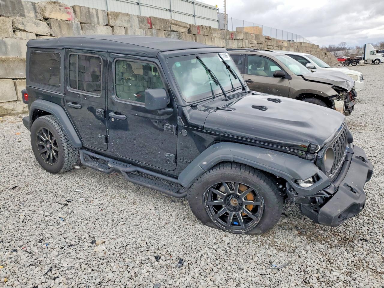 2025 Jeep Wrangler Sport Black vin: 1C4PJXDN5SW608543
