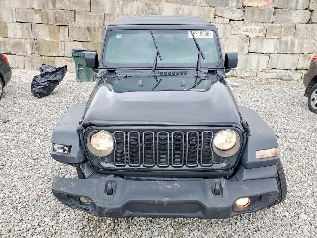 2025 Jeep Wrangler Sport Black vin: 1C4PJXDN5SW608543