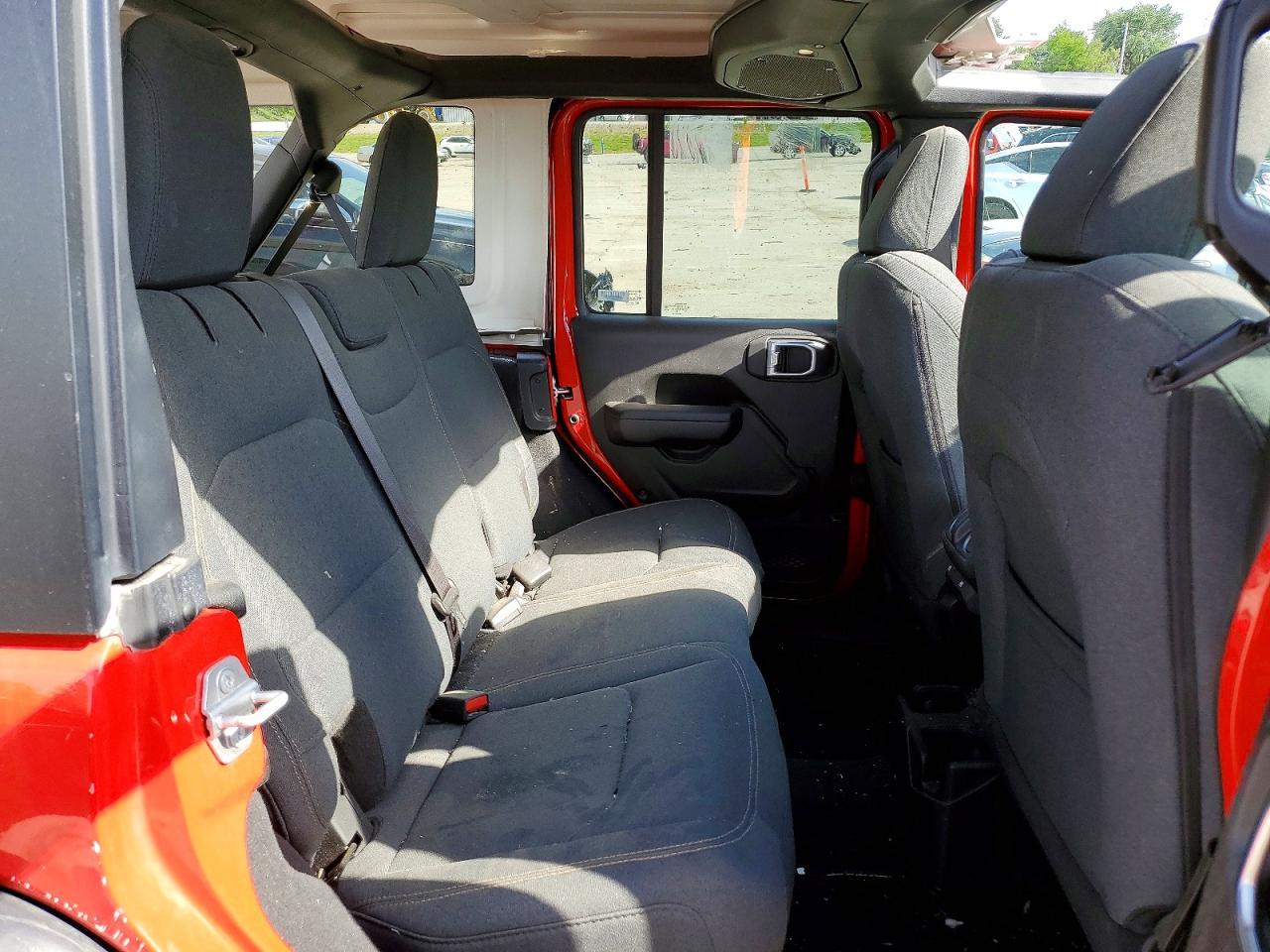 2025 Jeep Wrangler Sport Red vin: 1C4PJXDN7SW524000