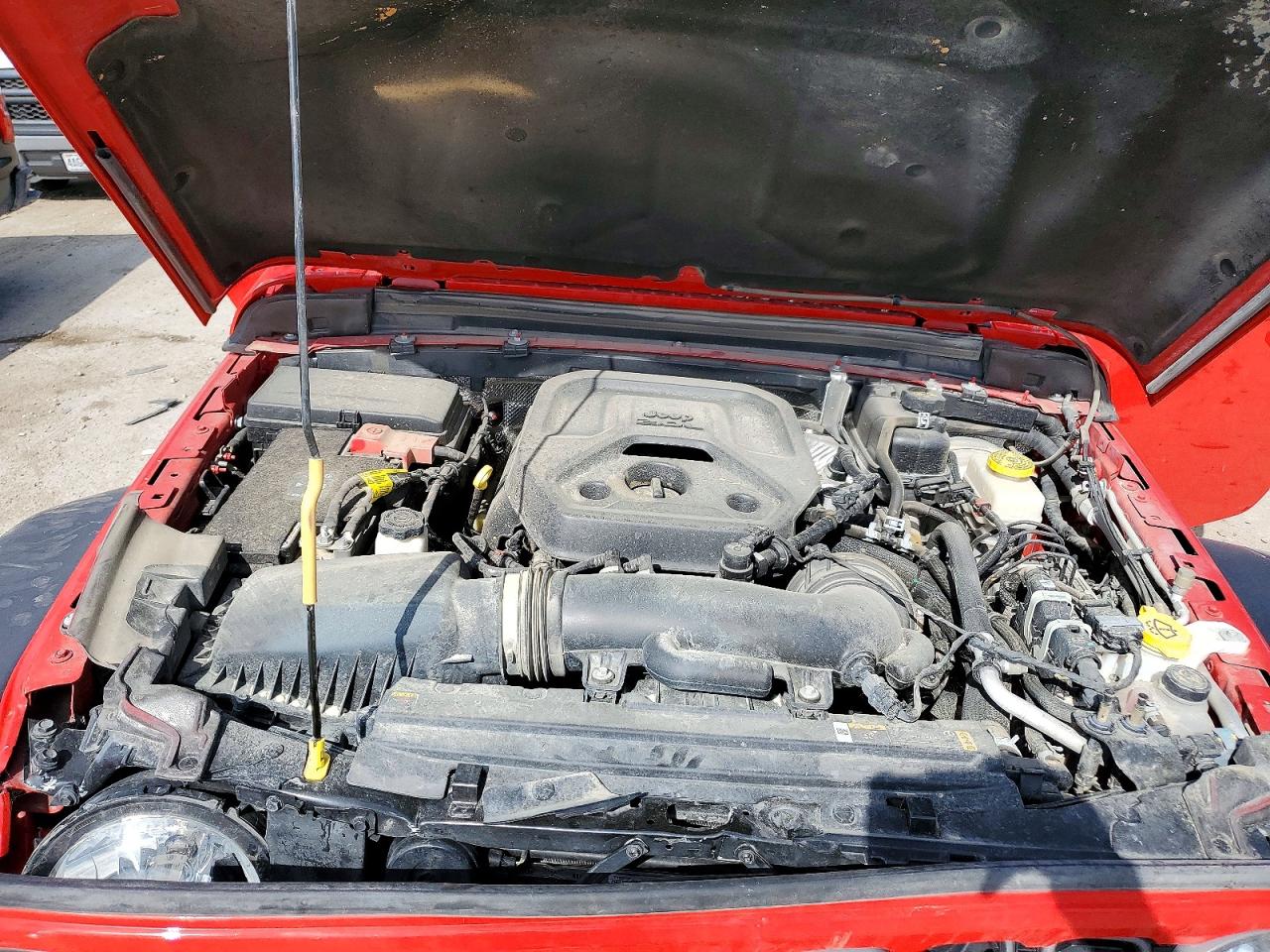2025 Jeep Wrangler Sport Red vin: 1C4PJXDN7SW524000