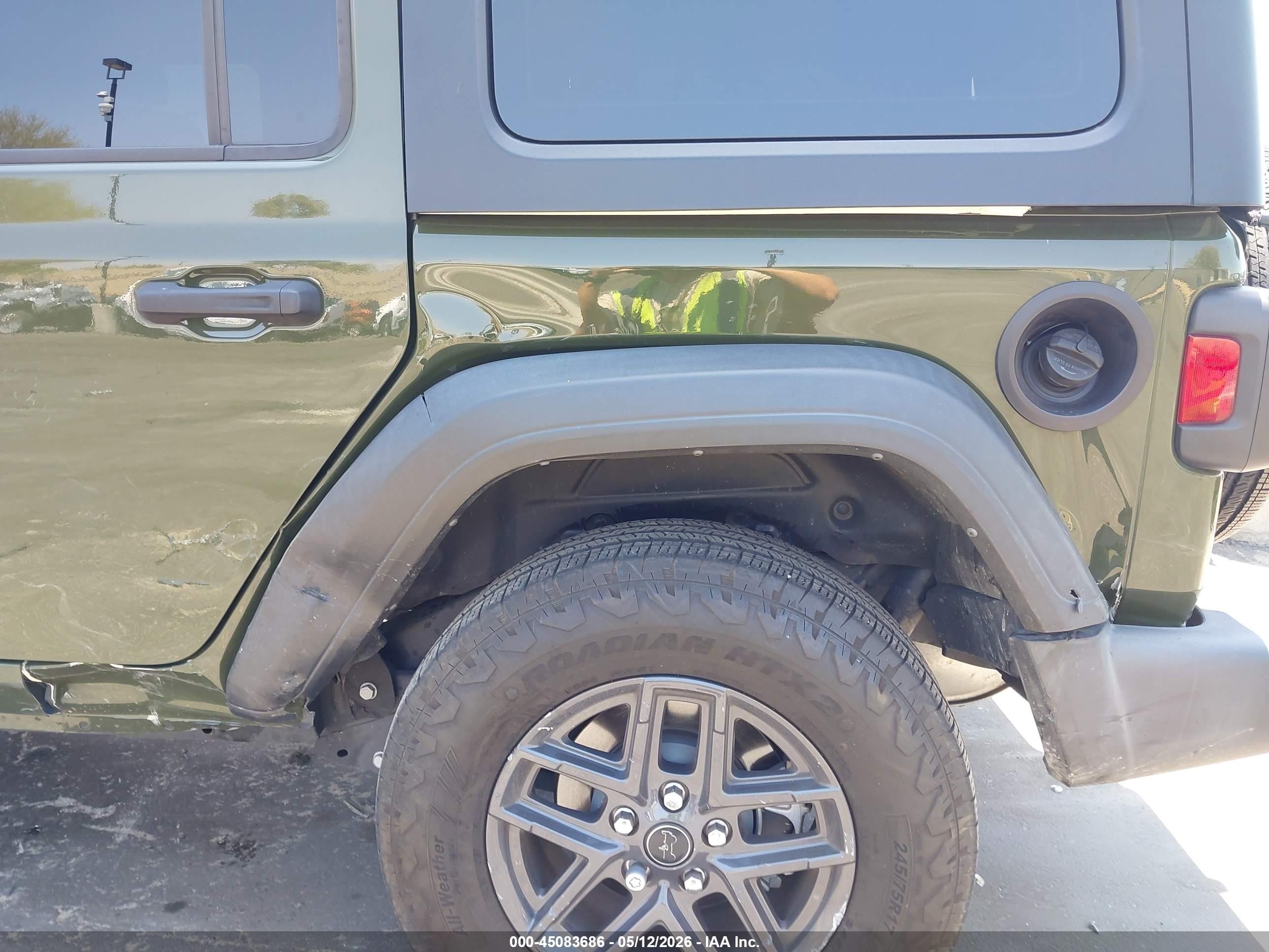 2024 Jeep Wrangler 4-door Sport S 4x4 Зеленый vin: 1C4PJXDN8RW110105