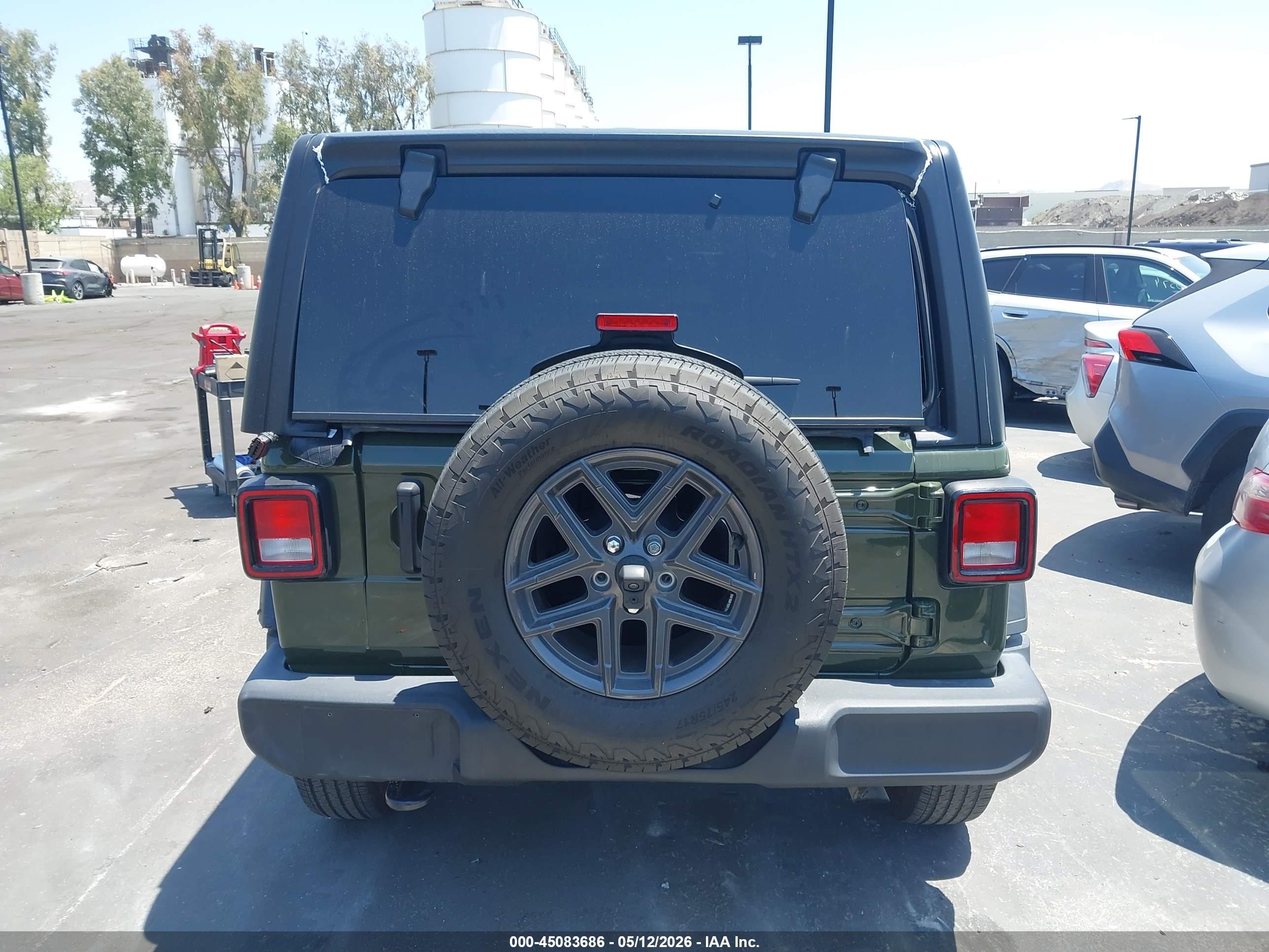 2024 Jeep Wrangler 4-door Sport S 4x4 Зеленый vin: 1C4PJXDN8RW110105