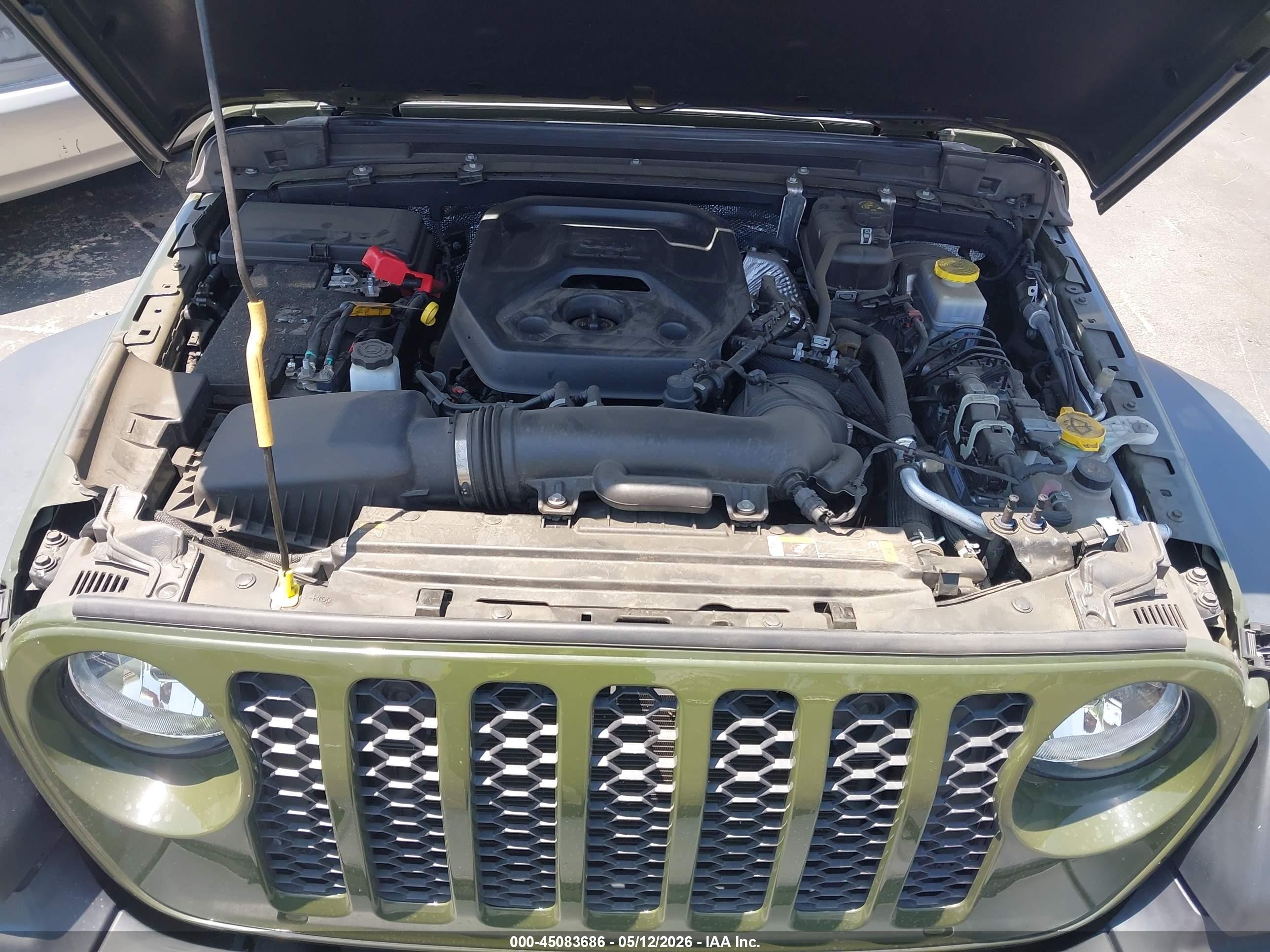 2024 Jeep Wrangler 4-door Sport S 4x4 Зеленый vin: 1C4PJXDN8RW110105