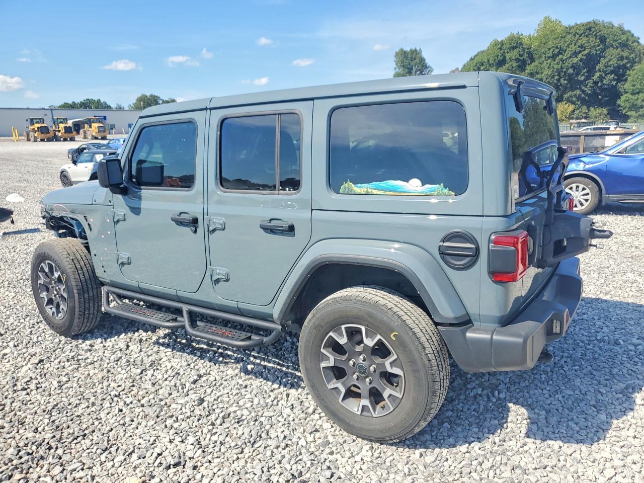 2024 Jeep Wrangler Sahara Серый vin: 1C4PJXEG2RW247055
