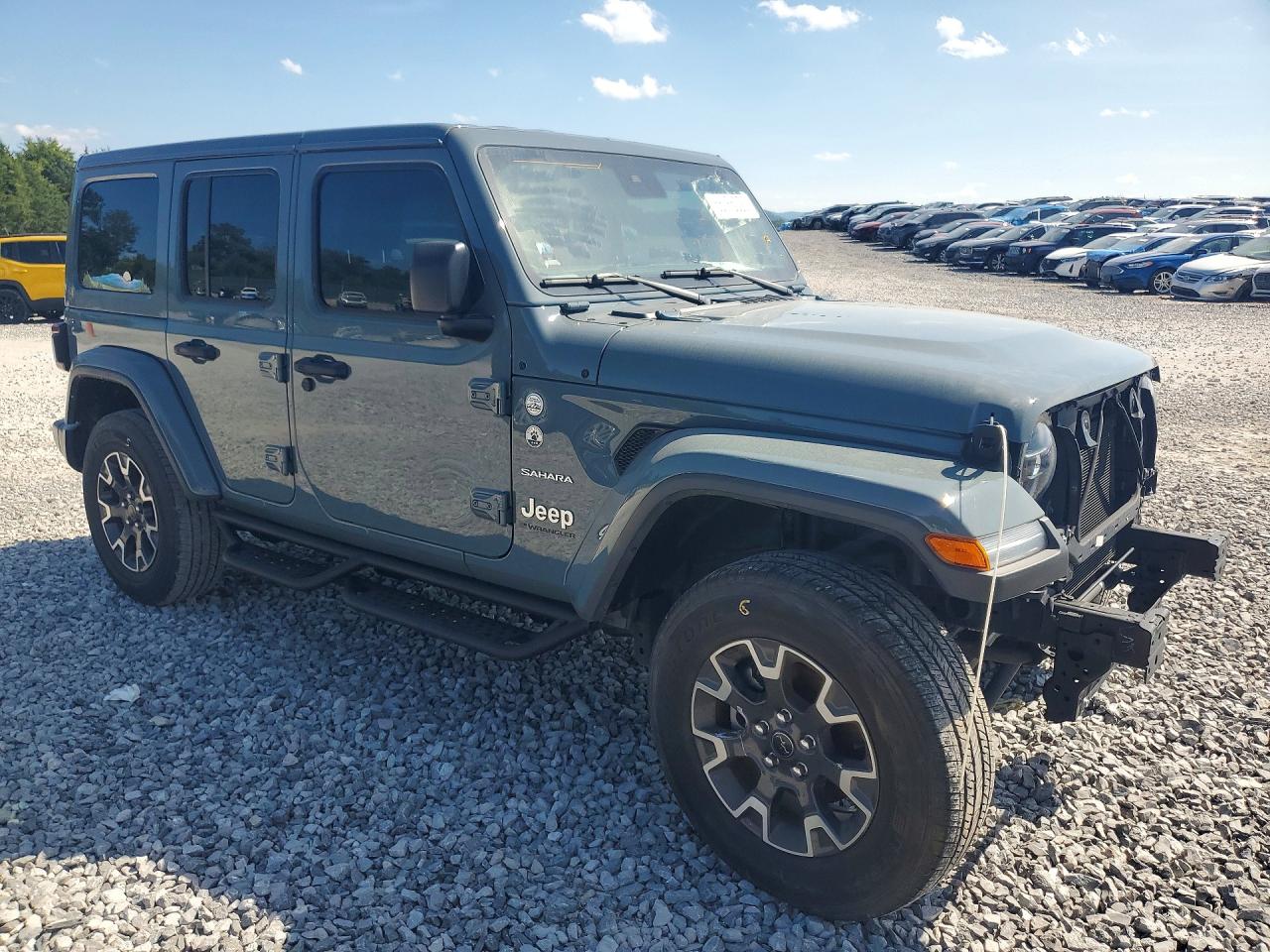 2024 Jeep Wrangler Sahara Серый vin: 1C4PJXEG2RW247055