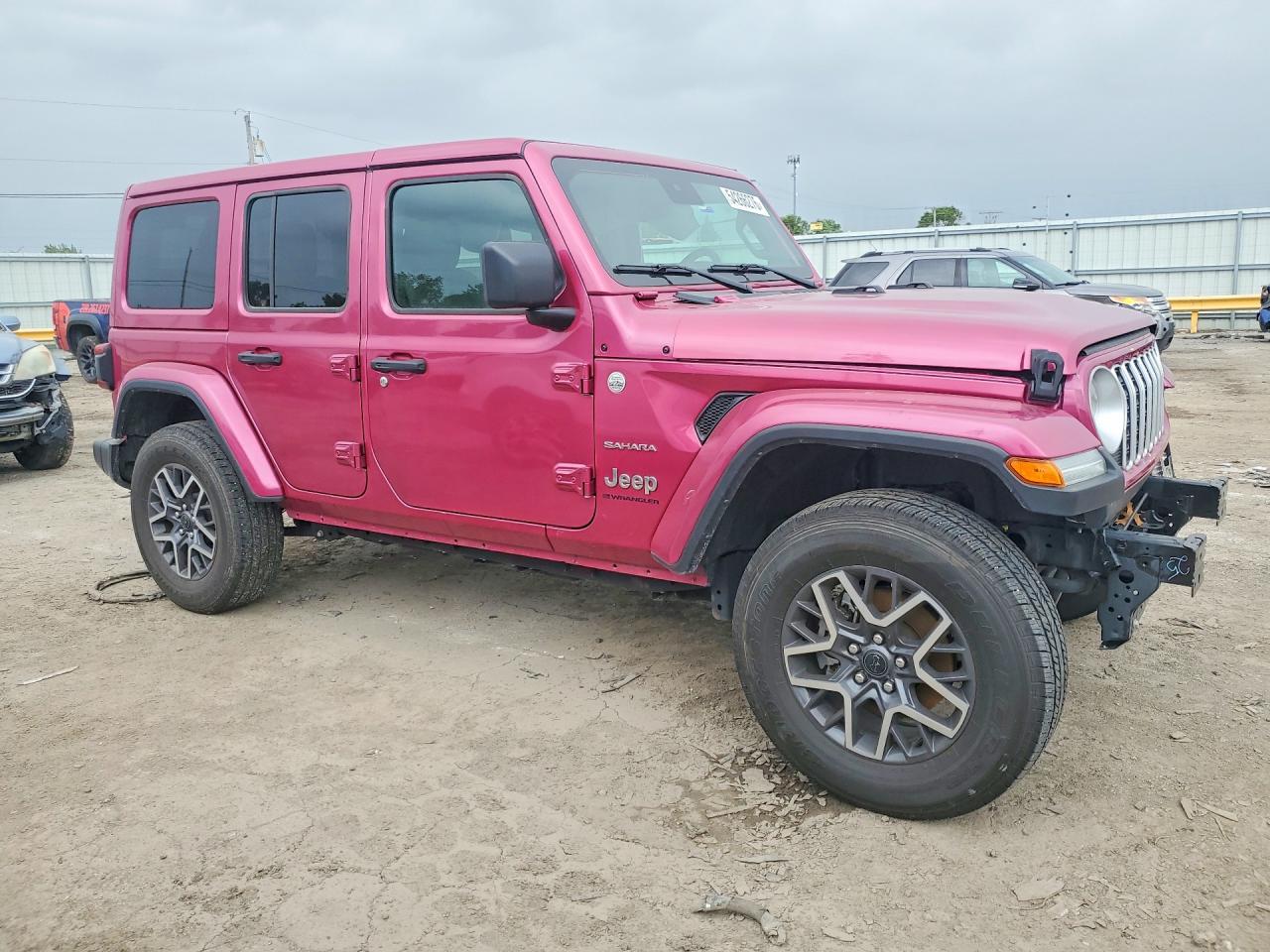 2024 Jeep Wrangler Sahara Розовый vin: 1C4PJXEG2RW328654