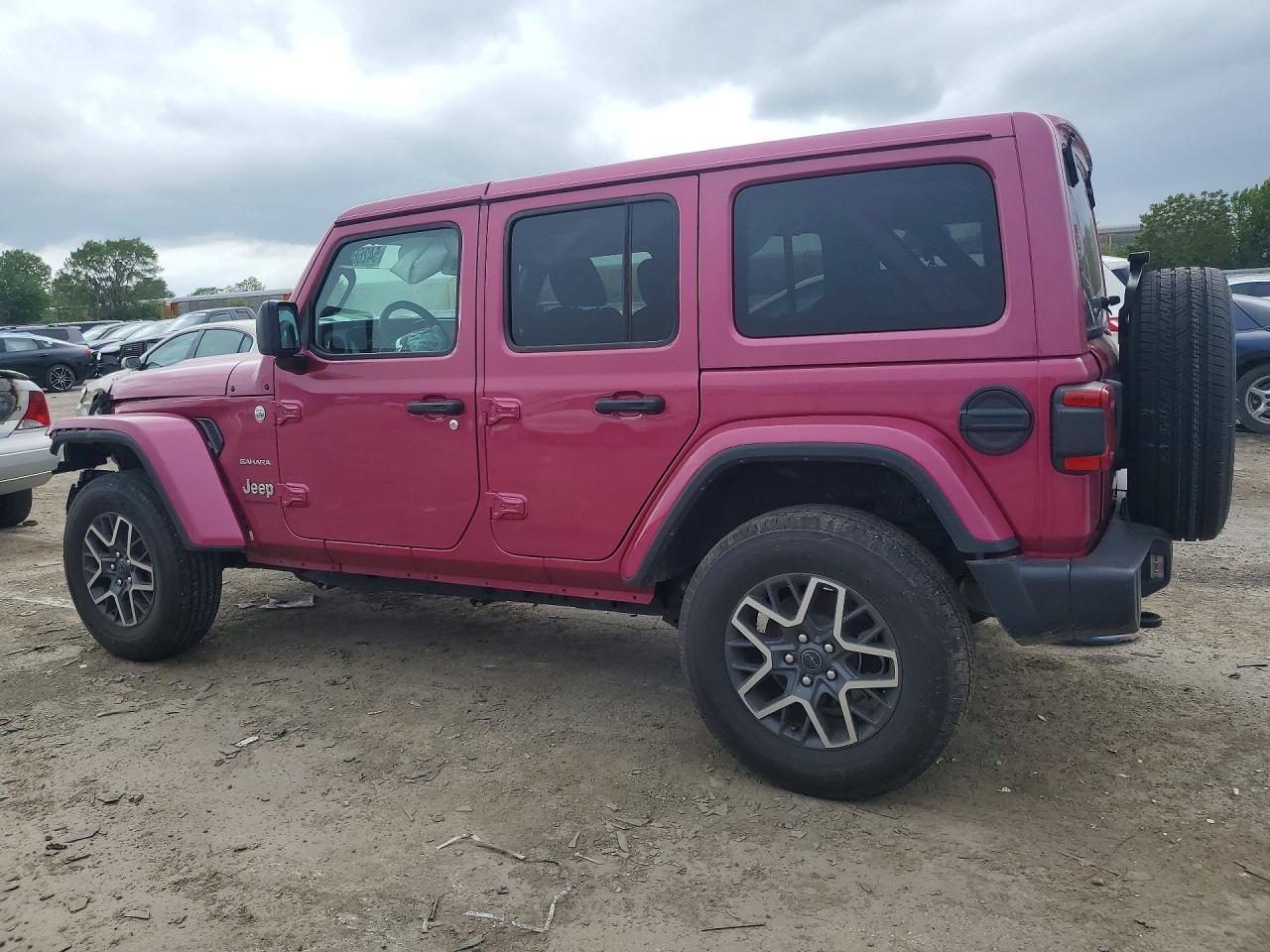 2024 Jeep Wrangler Sahara Розовый vin: 1C4PJXEG2RW328654