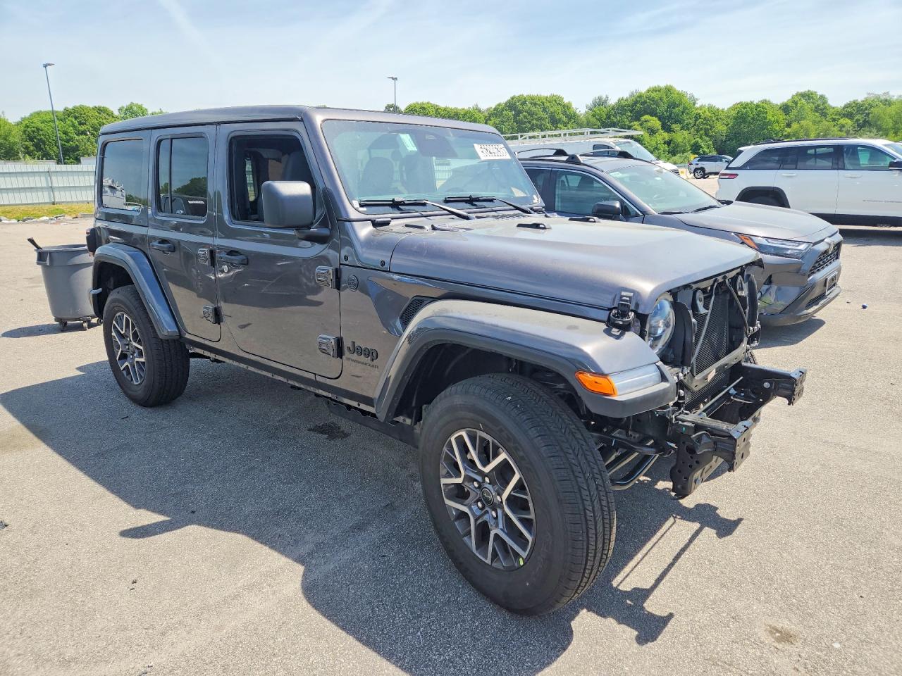 2026 Jeep Wrangler Sahara Gray vin: 1C4PJXEG2TW269953