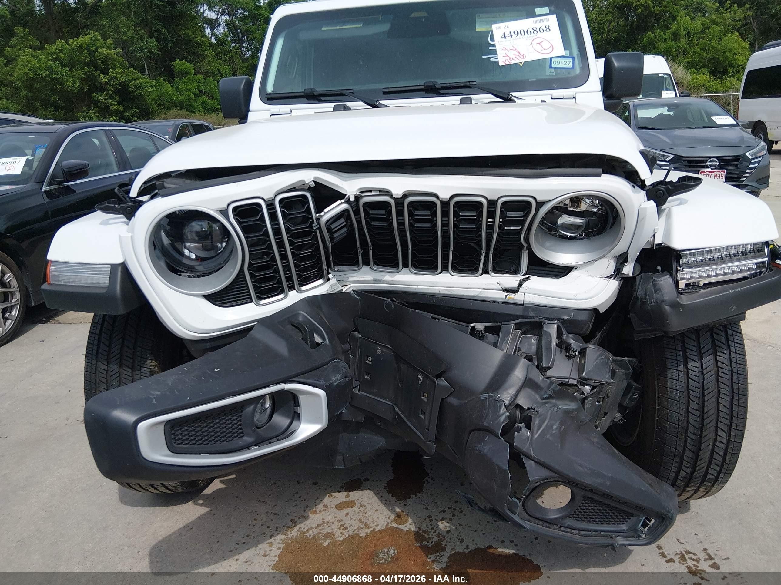 2026 Jeep Wrangler Sahara 4x4 Белый vin: 1C4PJXEN4TW179699