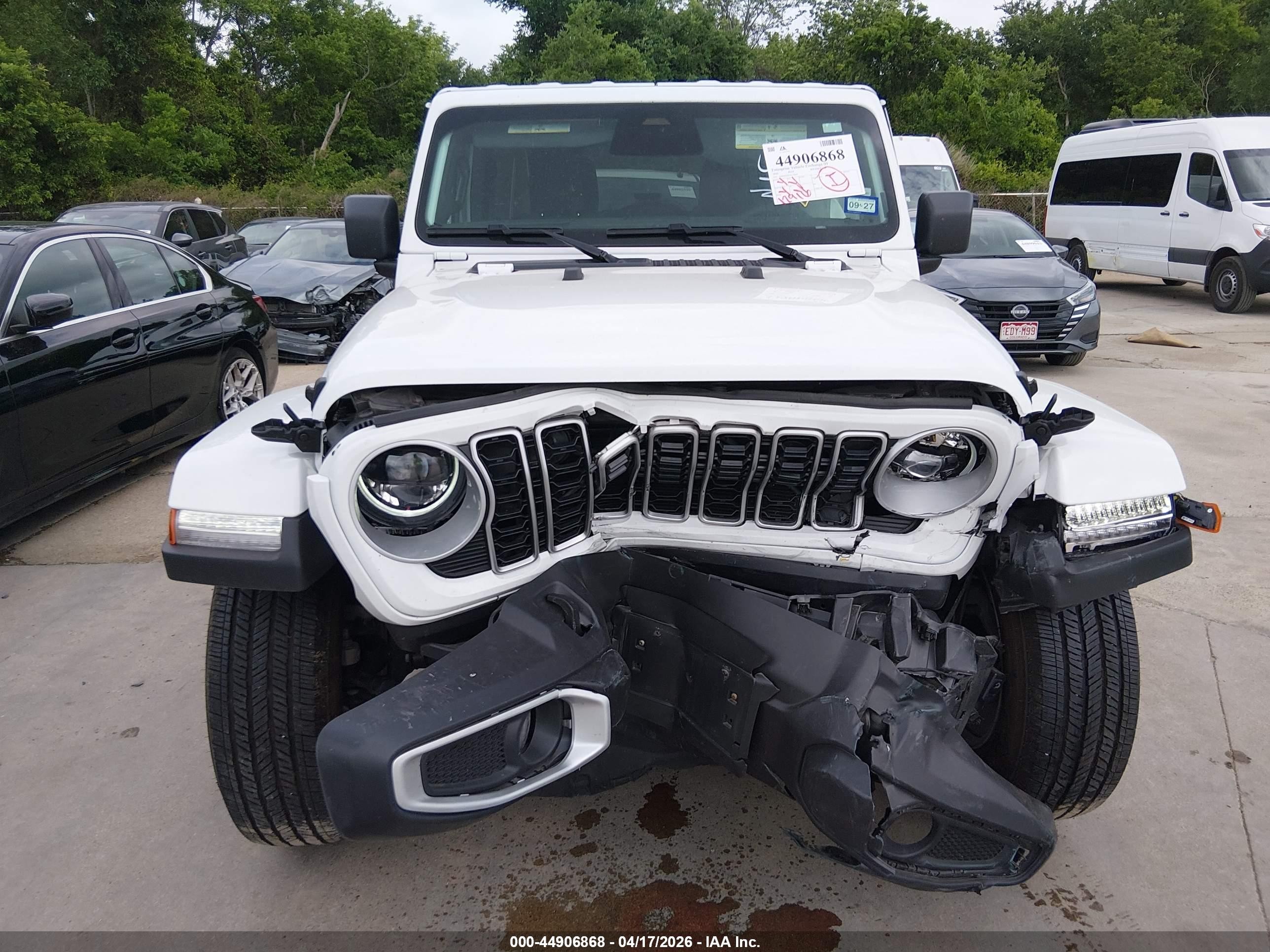 2026 Jeep Wrangler Sahara 4x4 Белый vin: 1C4PJXEN4TW179699