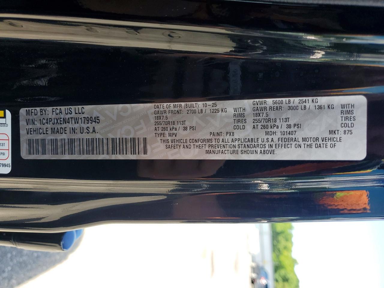 2026 Jeep Wrangler Sahara Black vin: 1C4PJXEN4TW179945