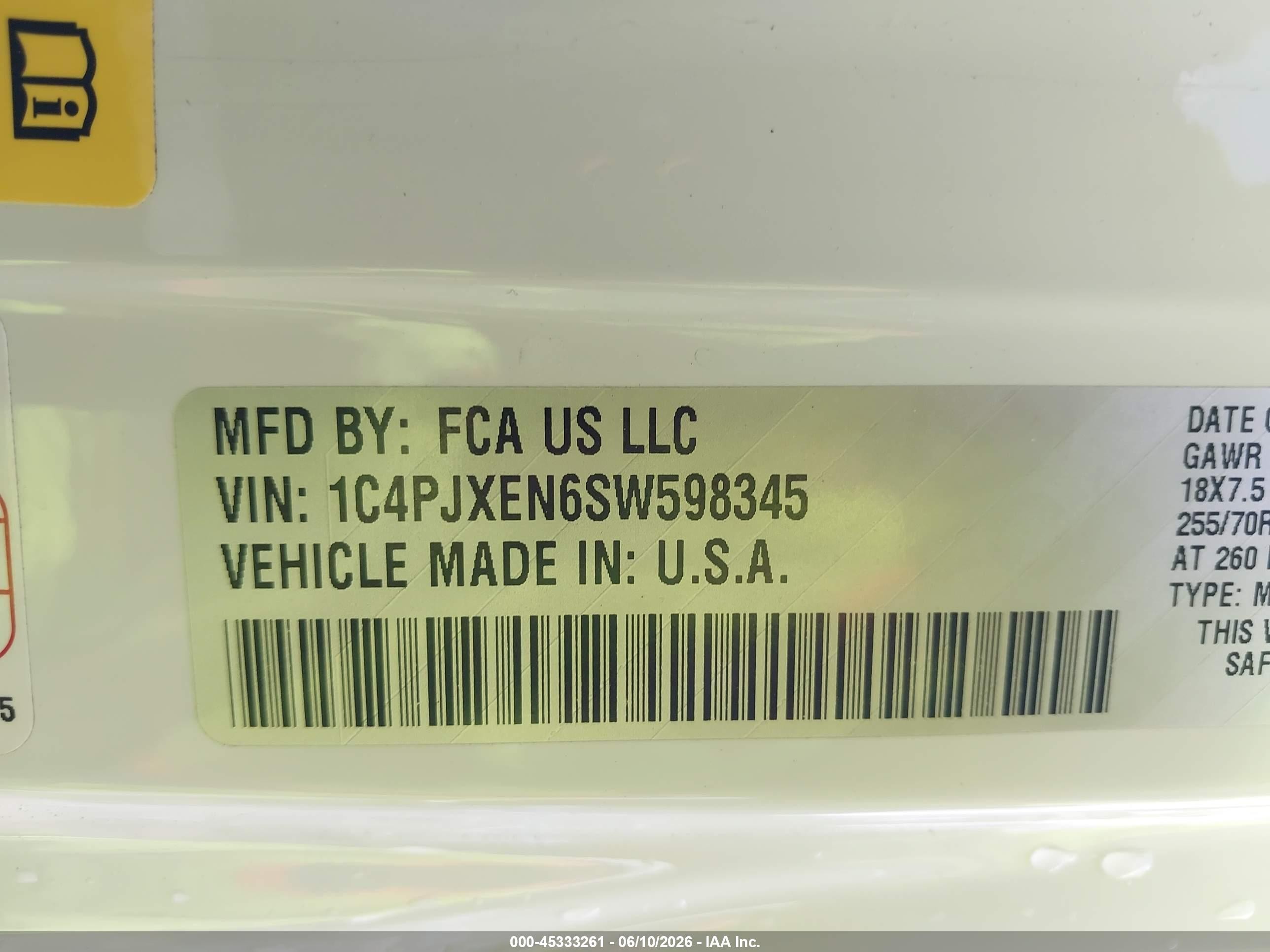 2025 Jeep Wrangler 4-door Sahara 4x4 Белый vin: 1C4PJXEN6SW598345
