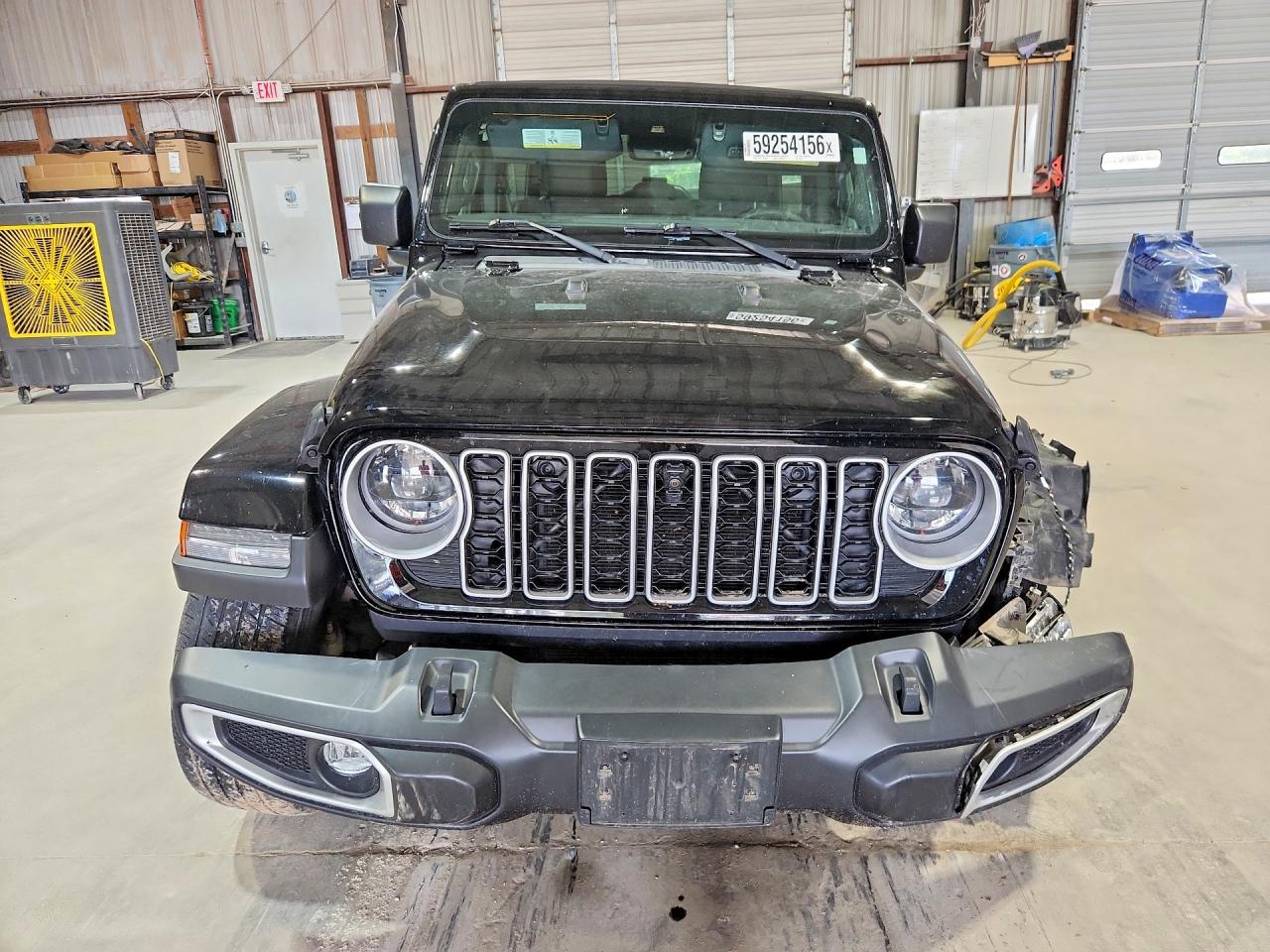 2024 Jeep Wrangler Sahara Black vin: 1C4PJXEN9RW104232