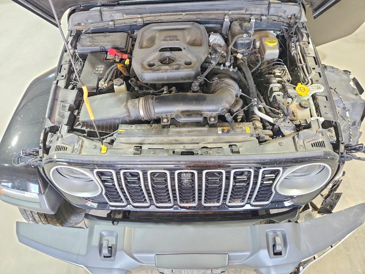 2024 Jeep Wrangler Sahara Black vin: 1C4PJXEN9RW104232
