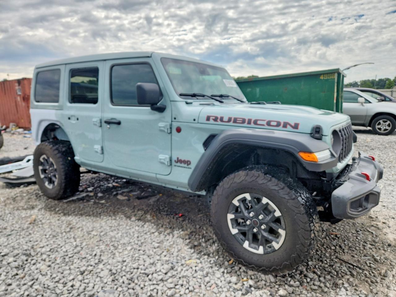 2024 Jeep Wrangler Rubicon Teal vin: 1C4PJXFGXRW301989