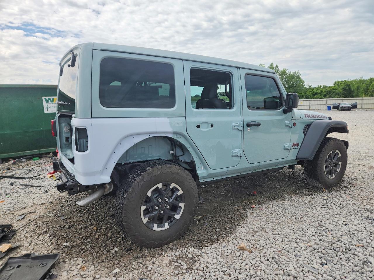 2024 Jeep Wrangler Rubicon Teal vin: 1C4PJXFGXRW301989