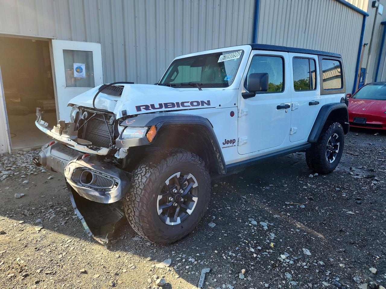 2026 Jeep Wrangler Rubicon White vin: 1C4PJXFN9TW286312