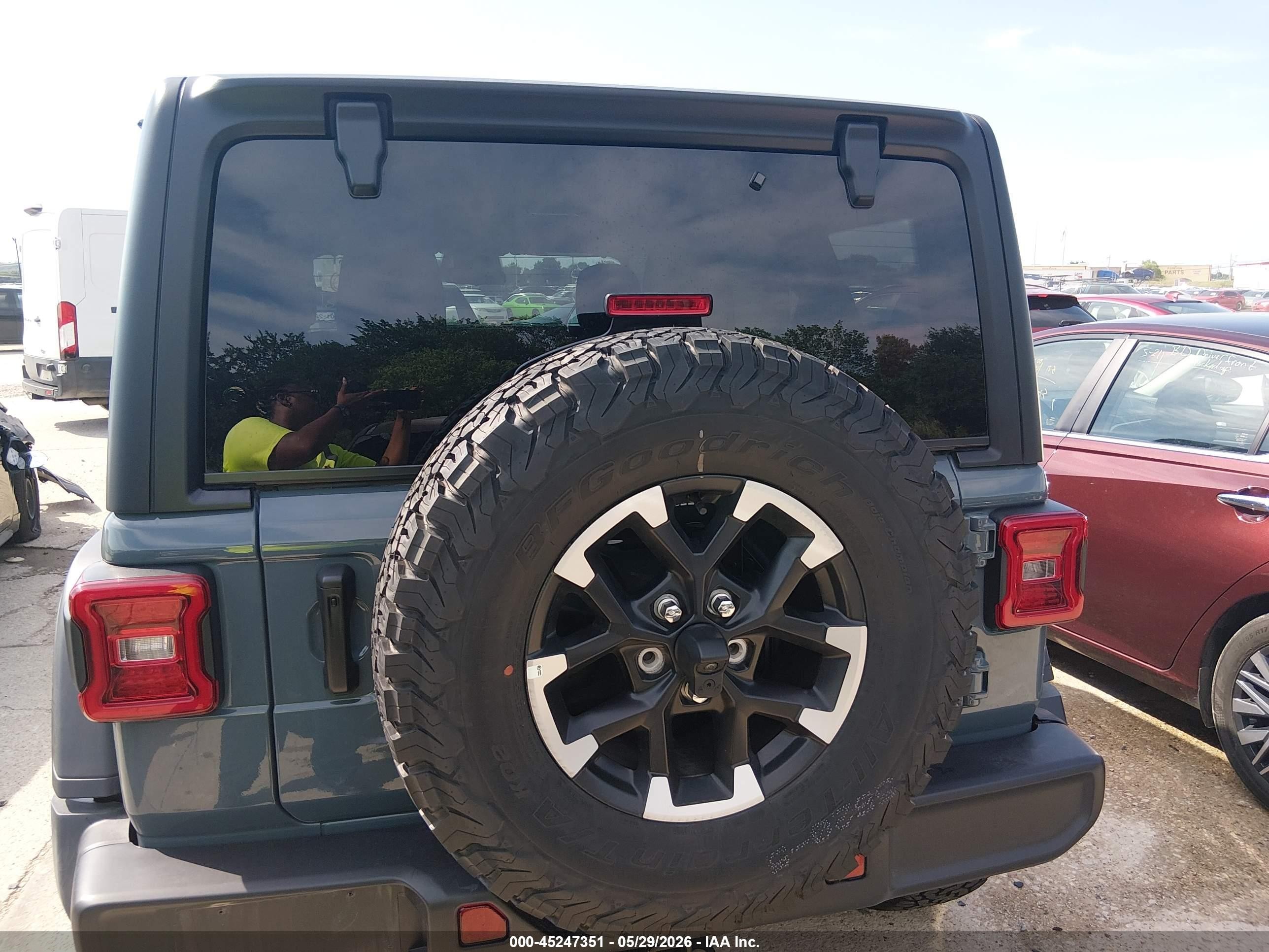 2026 Jeep Wrangler Rubicon Серый vin: 1C4PJXFNXTW236261
