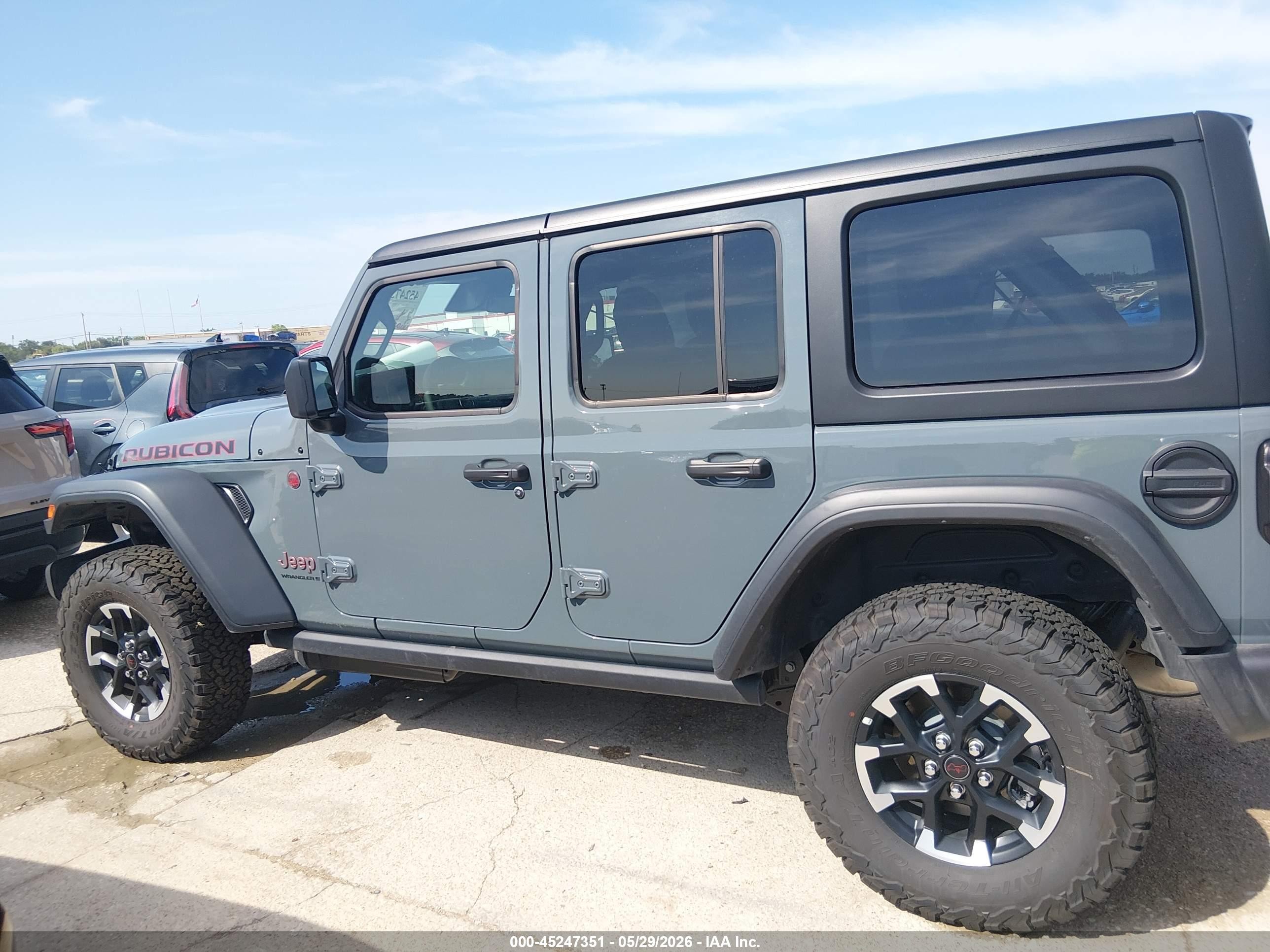 2026 Jeep Wrangler Rubicon Серый vin: 1C4PJXFNXTW236261