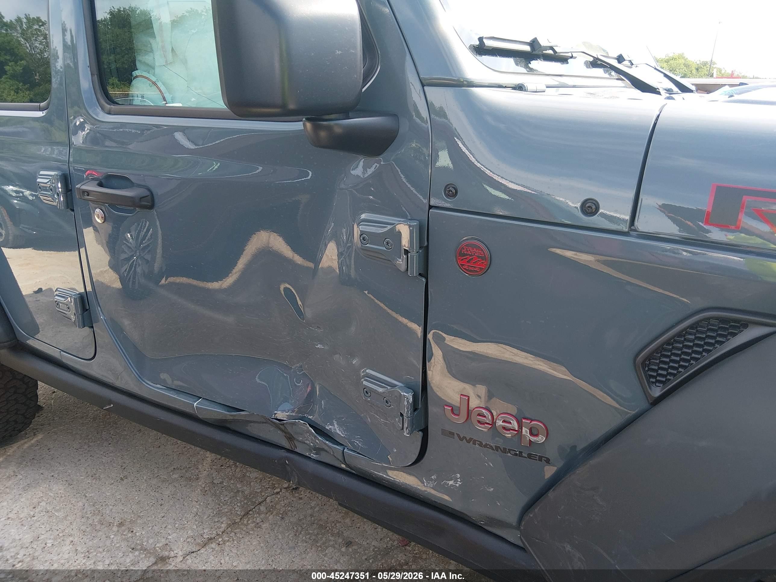 2026 Jeep Wrangler Rubicon Серый vin: 1C4PJXFNXTW236261