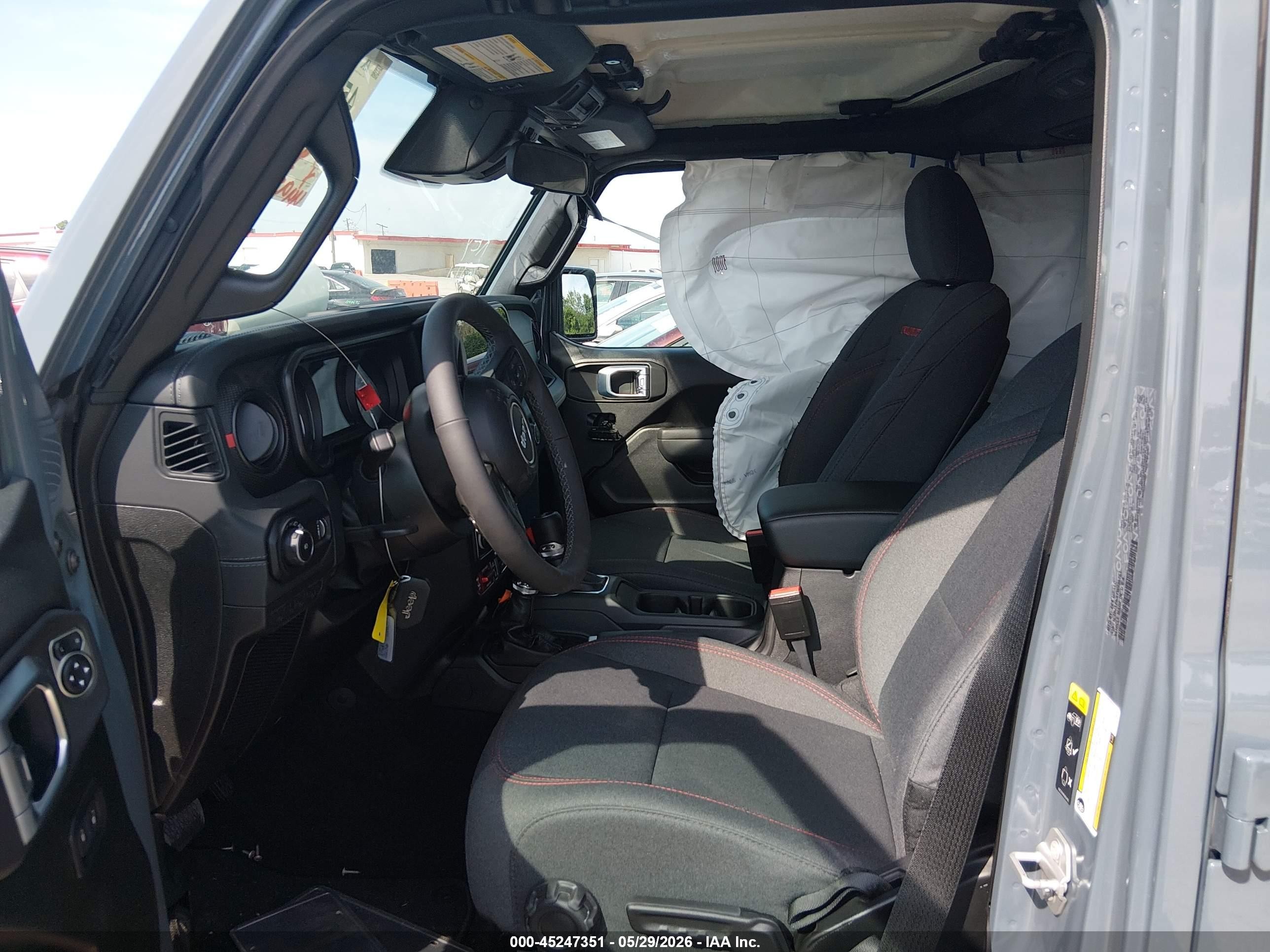 2026 Jeep Wrangler Rubicon Серый vin: 1C4PJXFNXTW236261