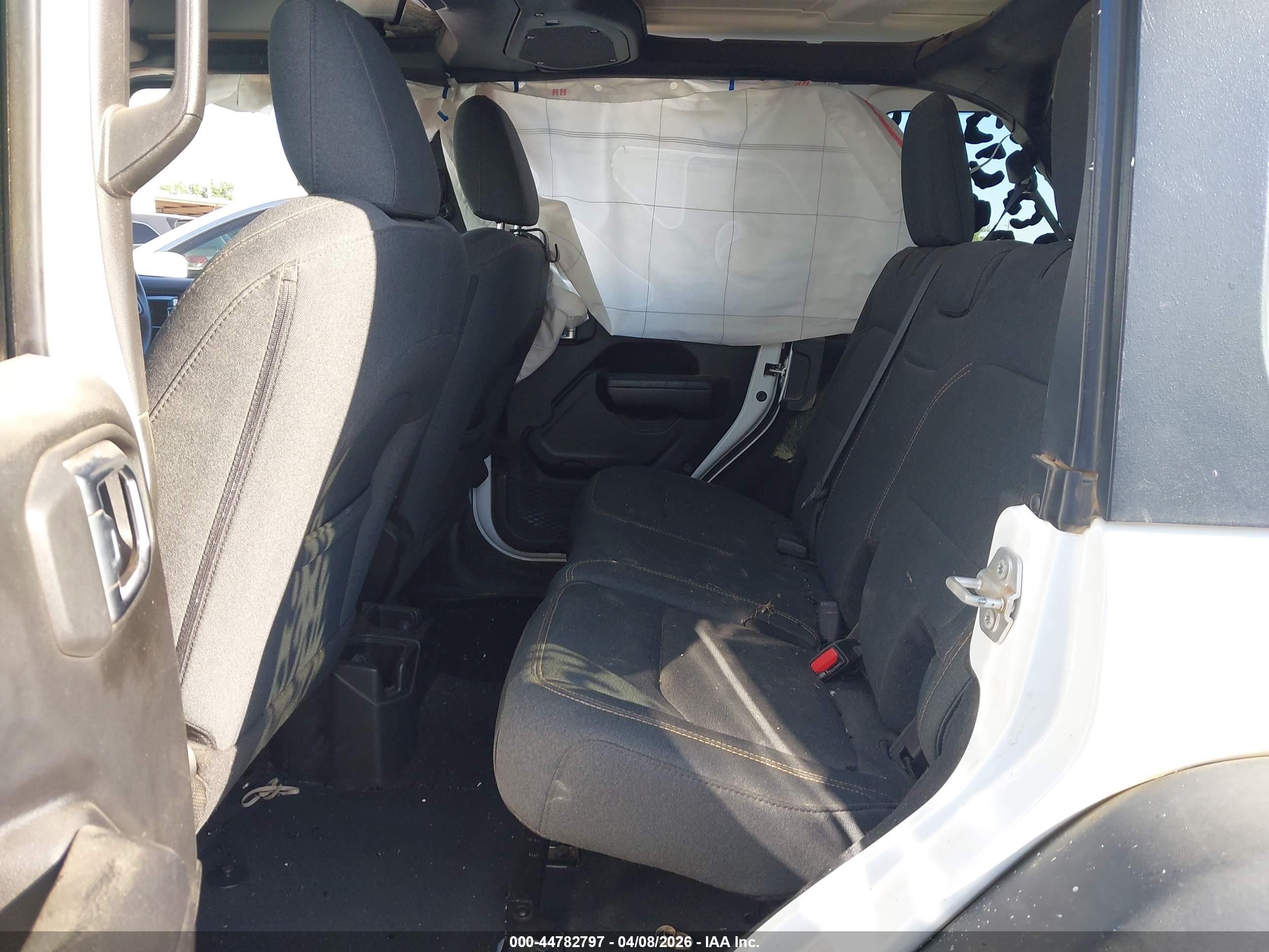 2024 Jeep Wrangler 4-door Sport Rhd 4x4 White vin: 1C4PJXKNXRW233987
