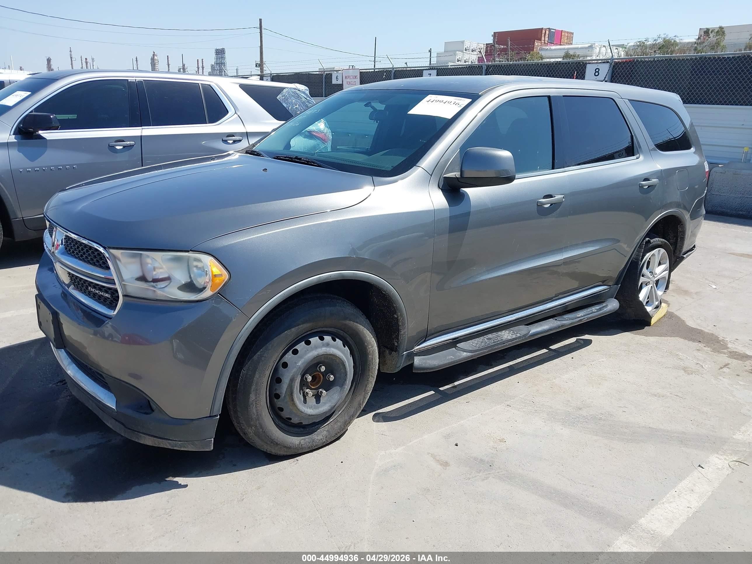 2012 Dodge Durango Sxt Gray vin: 1C4RDHAG0CC138372