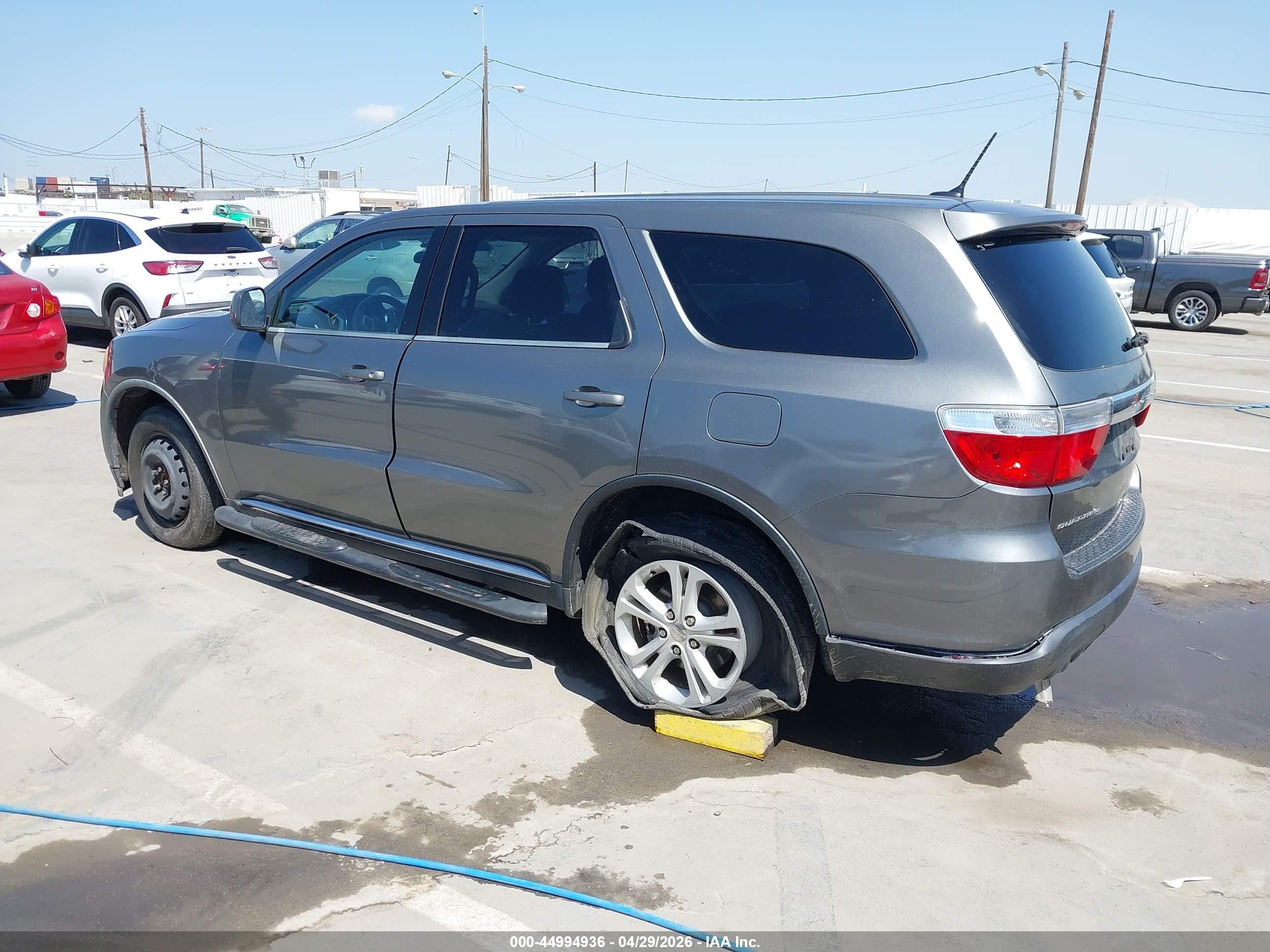 2012 Dodge Durango Sxt Gray vin: 1C4RDHAG0CC138372