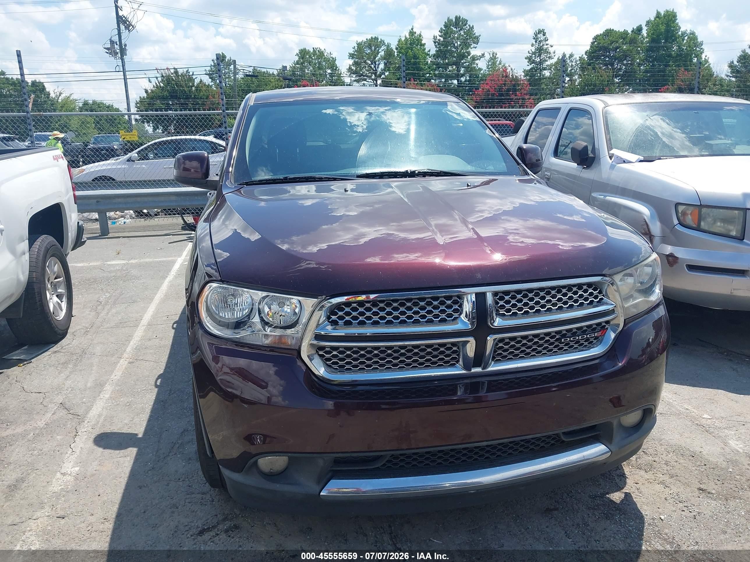 2012 Dodge Durango Sxt Purple vin: 1C4RDHAG0CC265638