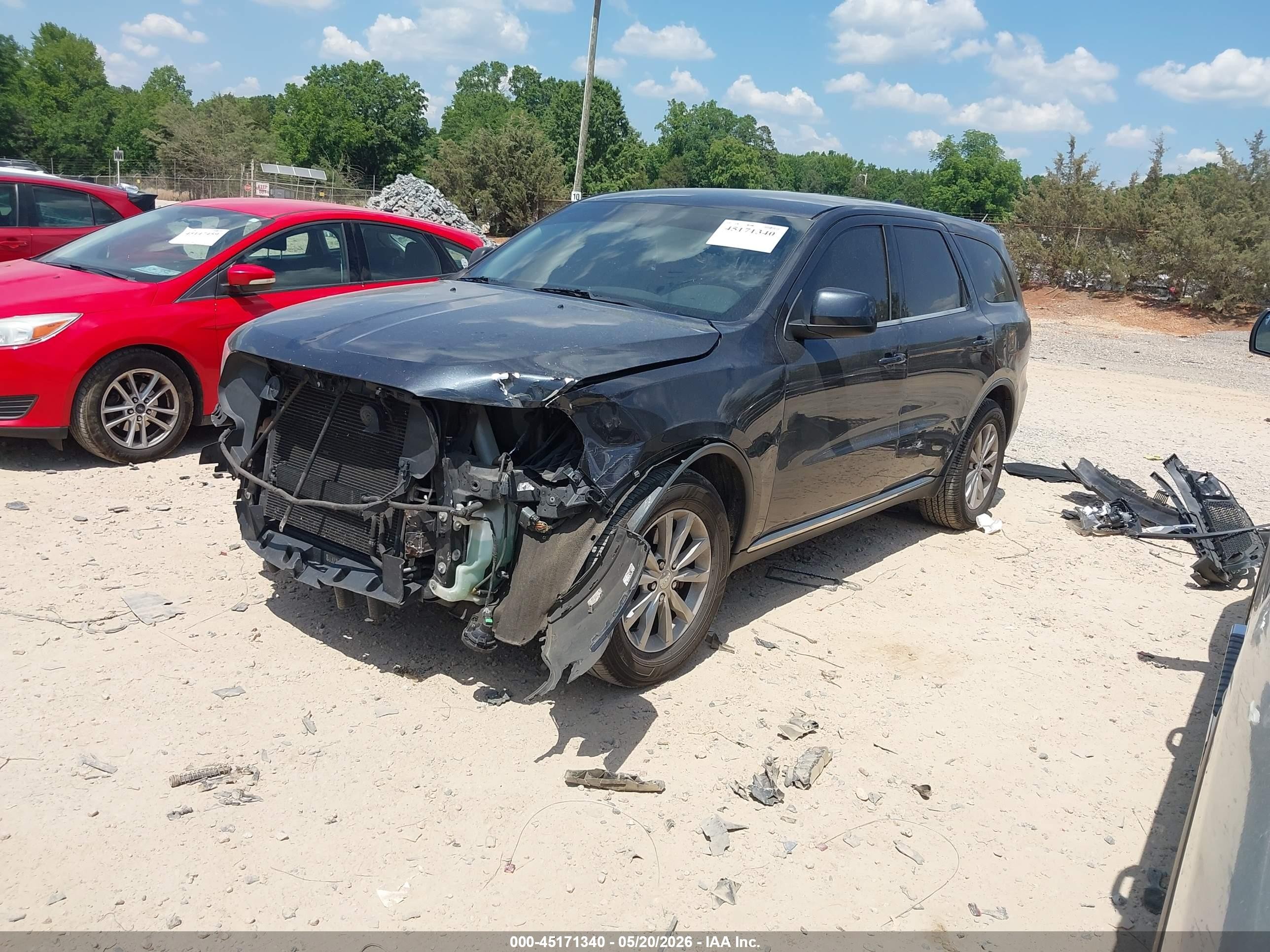 2014 Dodge Durango Sxt Черный vin: 1C4RDHAG0EC973908