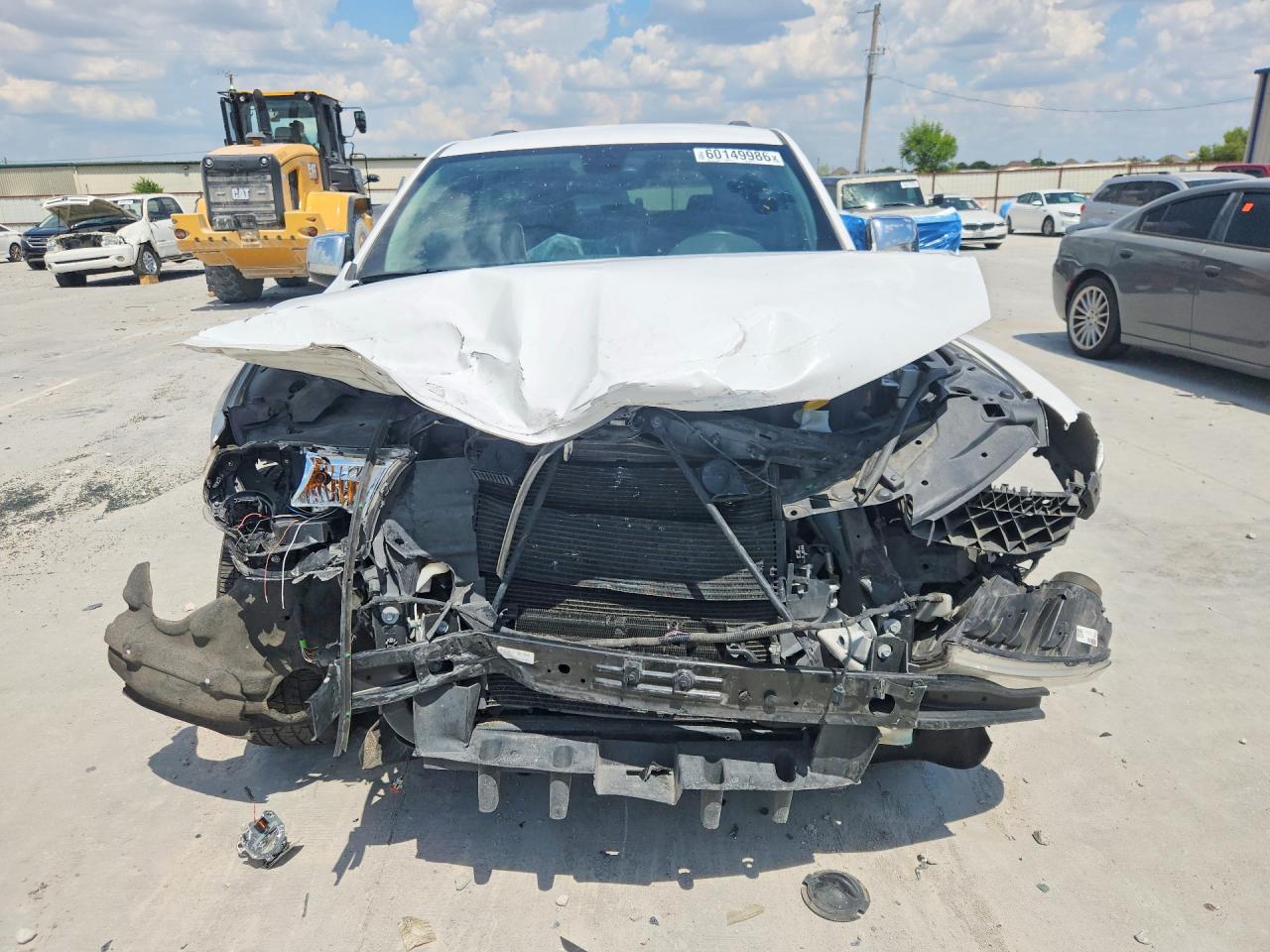 2015 Dodge Durango Sxt White vin: 1C4RDHAG0FC222163