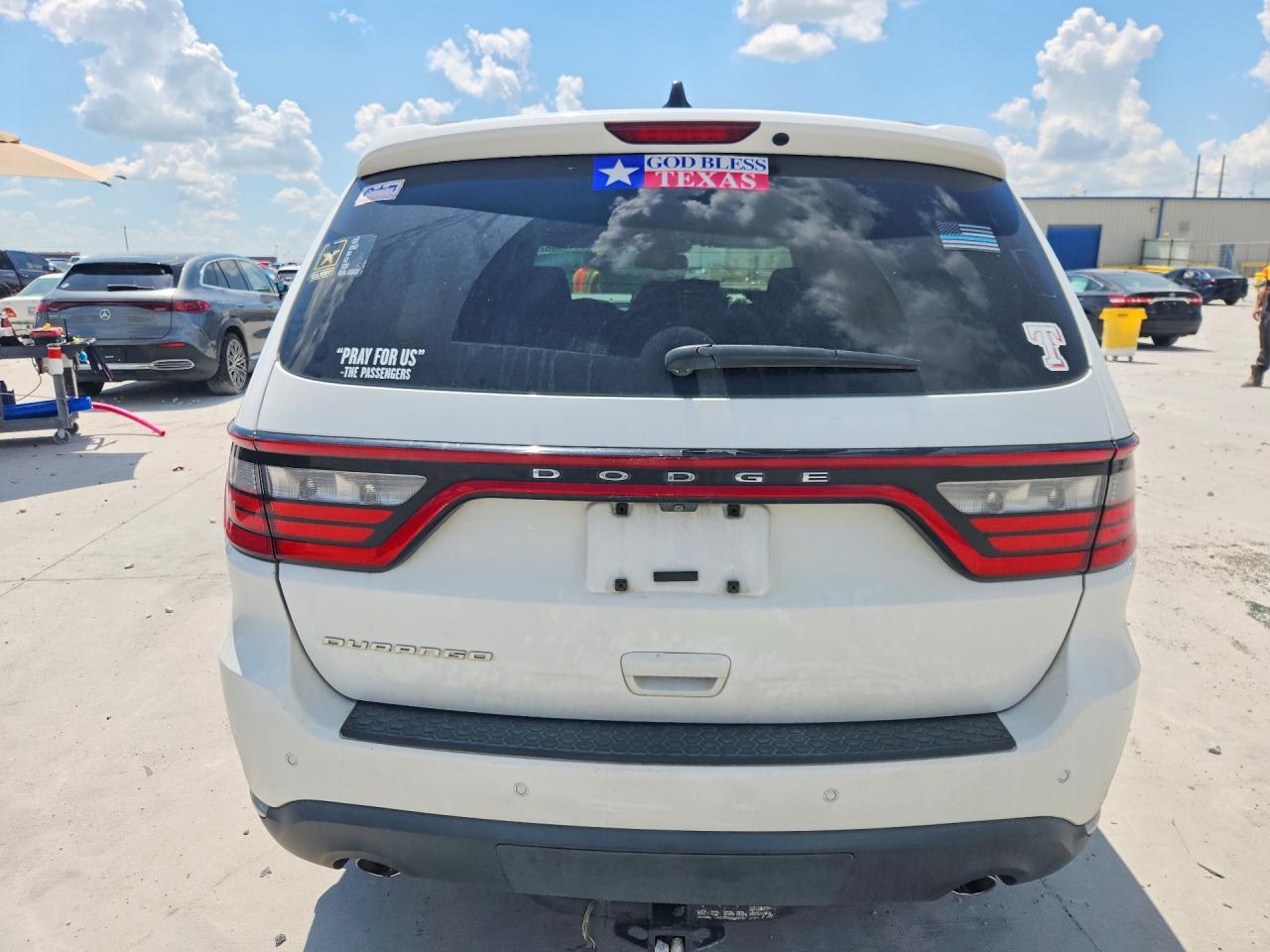 2015 Dodge Durango Sxt White vin: 1C4RDHAG0FC222163