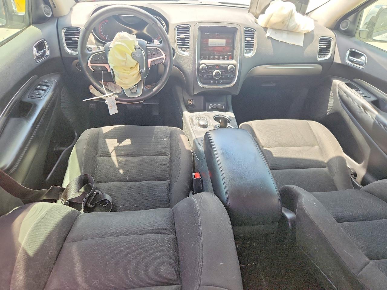 2015 Dodge Durango Sxt White vin: 1C4RDHAG0FC222163